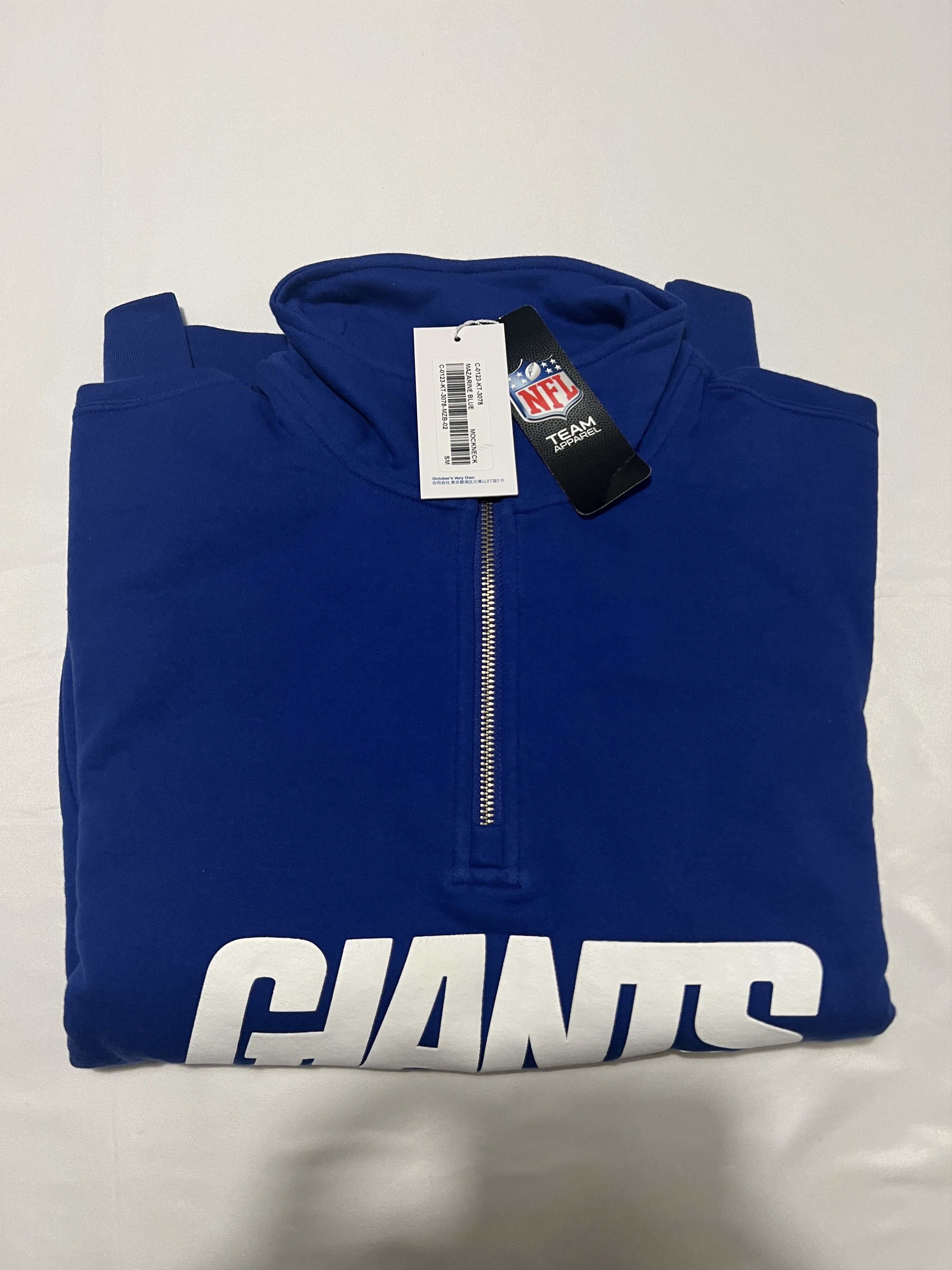 Drake *RARE* OVO x NFL New York Giants 1/4 Quarter Zip Mock Neck Size US S / EU 44-46 / 1 - 5 Thumbnail