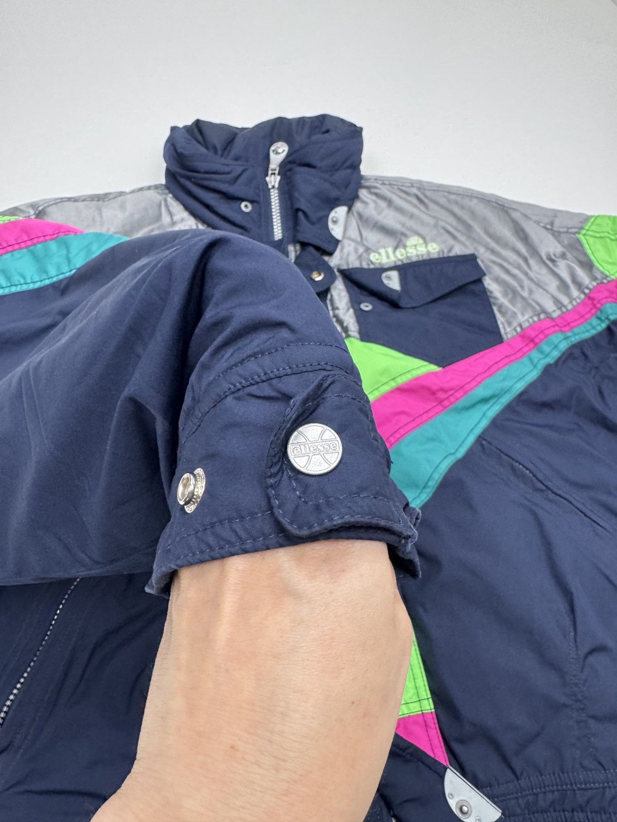 Ellesse Vintage Ellesse Ski Jacket Damen Size L / US 10 / IT 46 - 13 Thumbnail