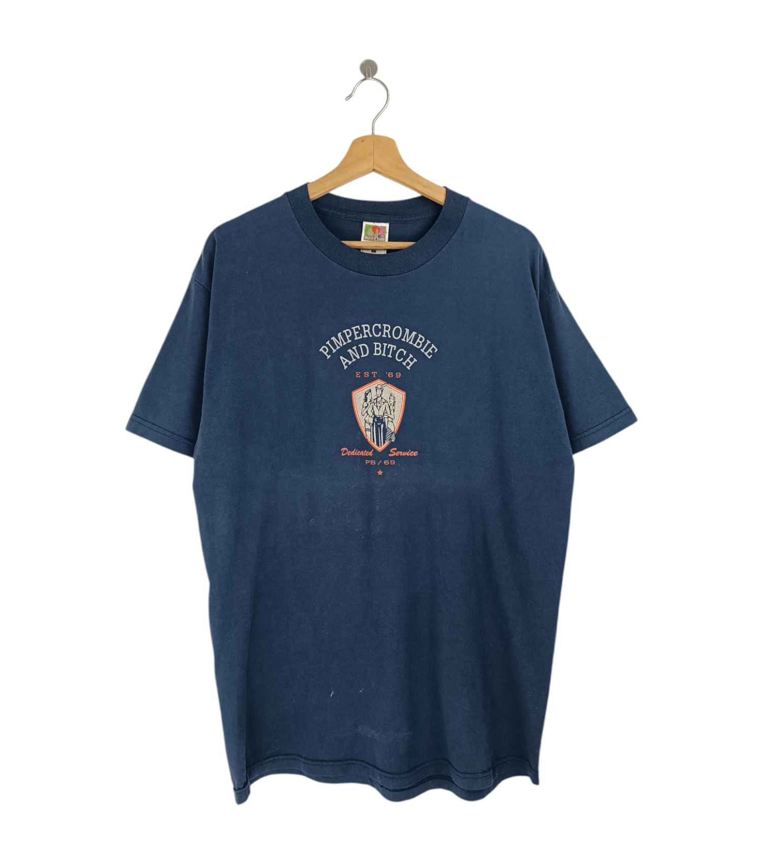 Abercrombie & Fitch VINTAGE 90'S PIMPERCROMBIE AND BITCH PARODY HUMOR FUNNY TEE Size US L / EU 52-54 / 3 - 1 Thumbnail