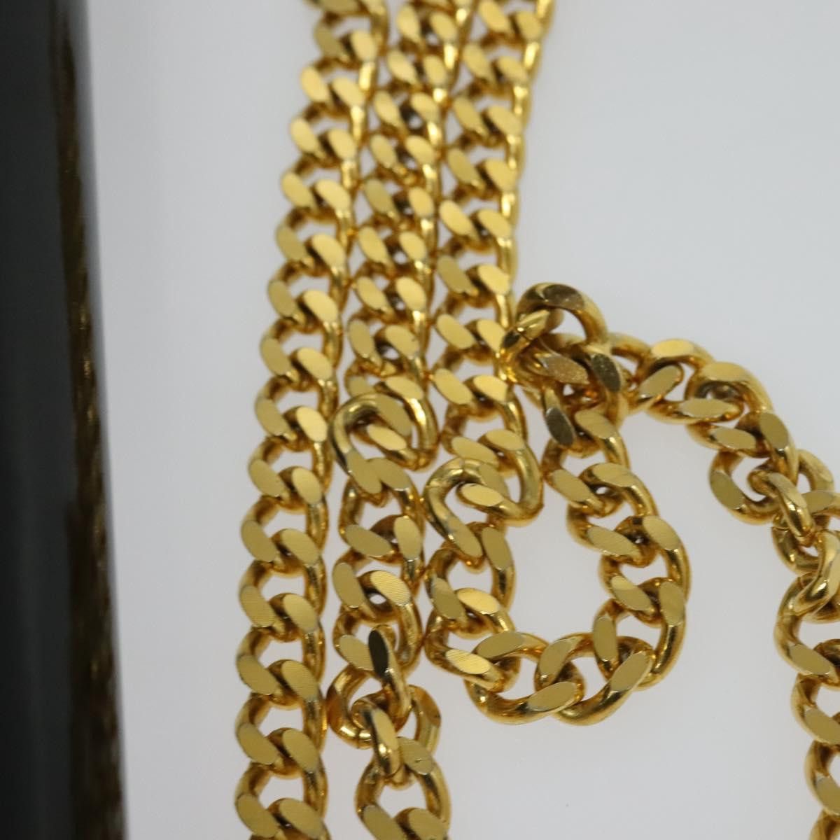 Gucci GUCCI Chain Shoulder Bag Patent Leather Black Gold Size ONE SIZE - 8 Thumbnail