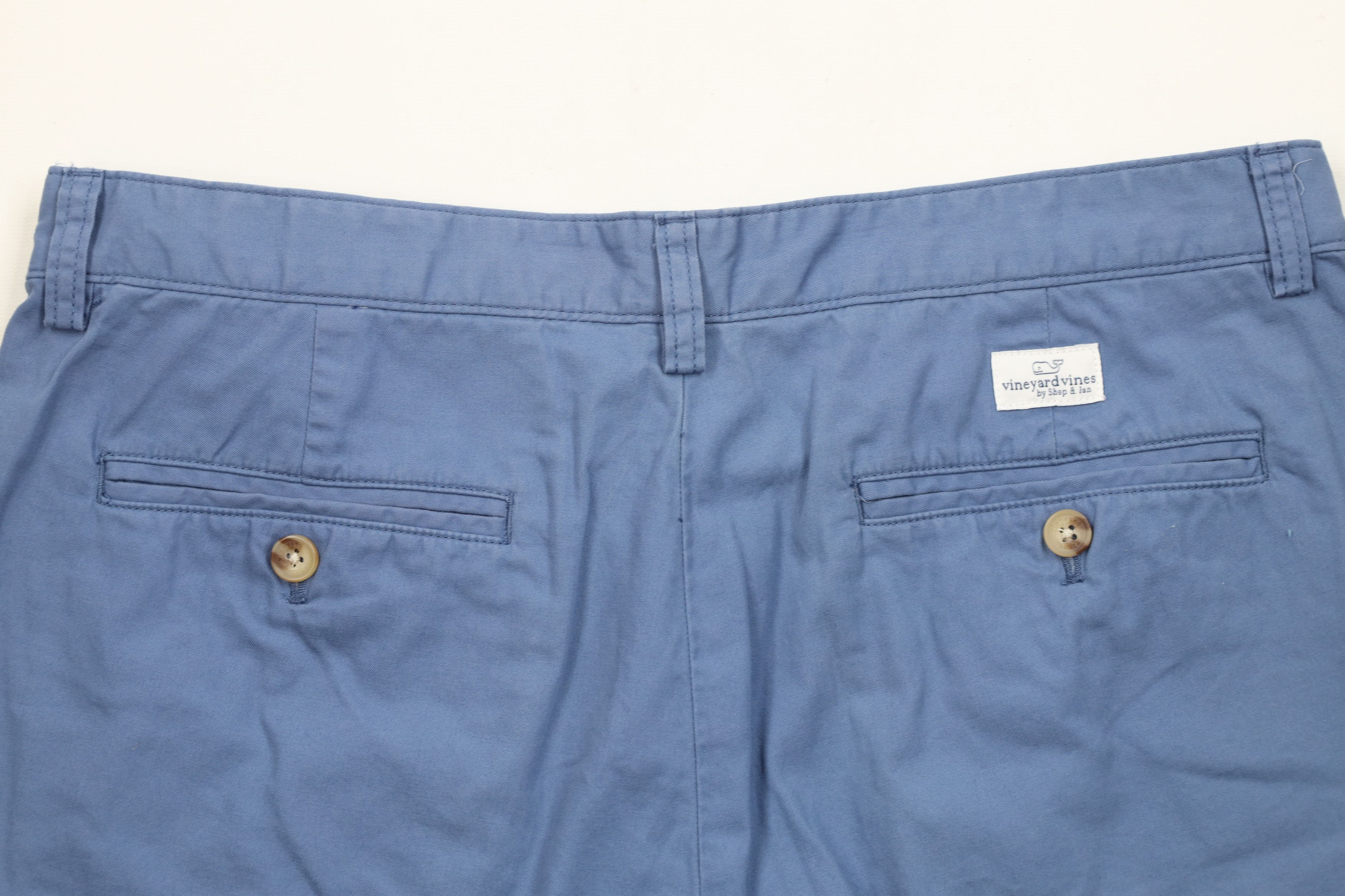Vineyard Vines Vineyard Vines Above Knee Club Golf Chino Shorts Blue Cotton Size US 34 / EU 50 - 10 Thumbnail