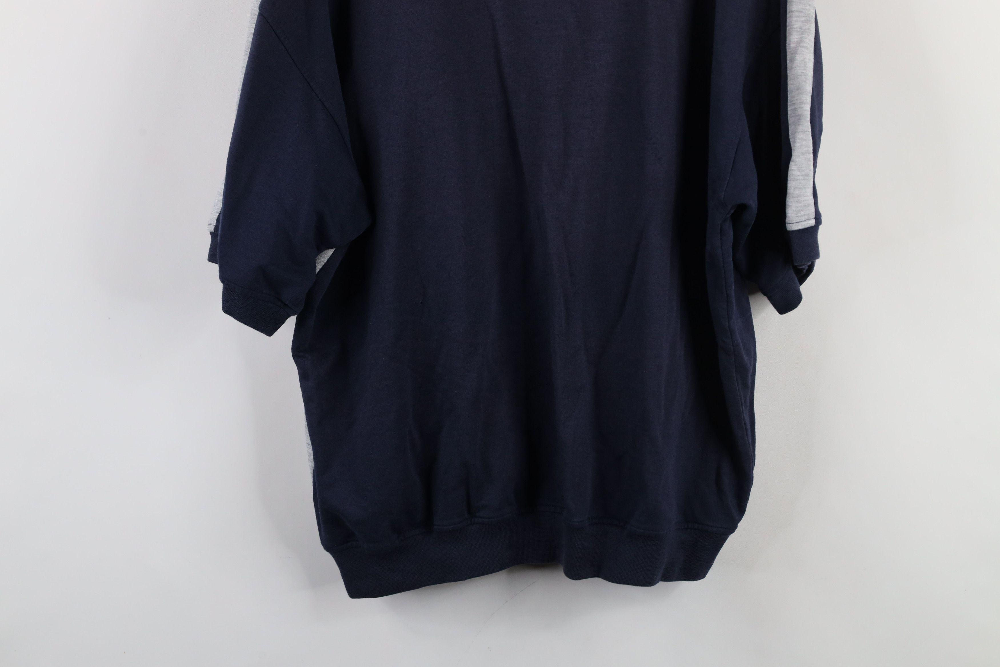 Vintage Vintage 90s Streetwear Block Striped Pullover Polo Shirt Size US XL / EU 56 / 4 - 14 Thumbnail