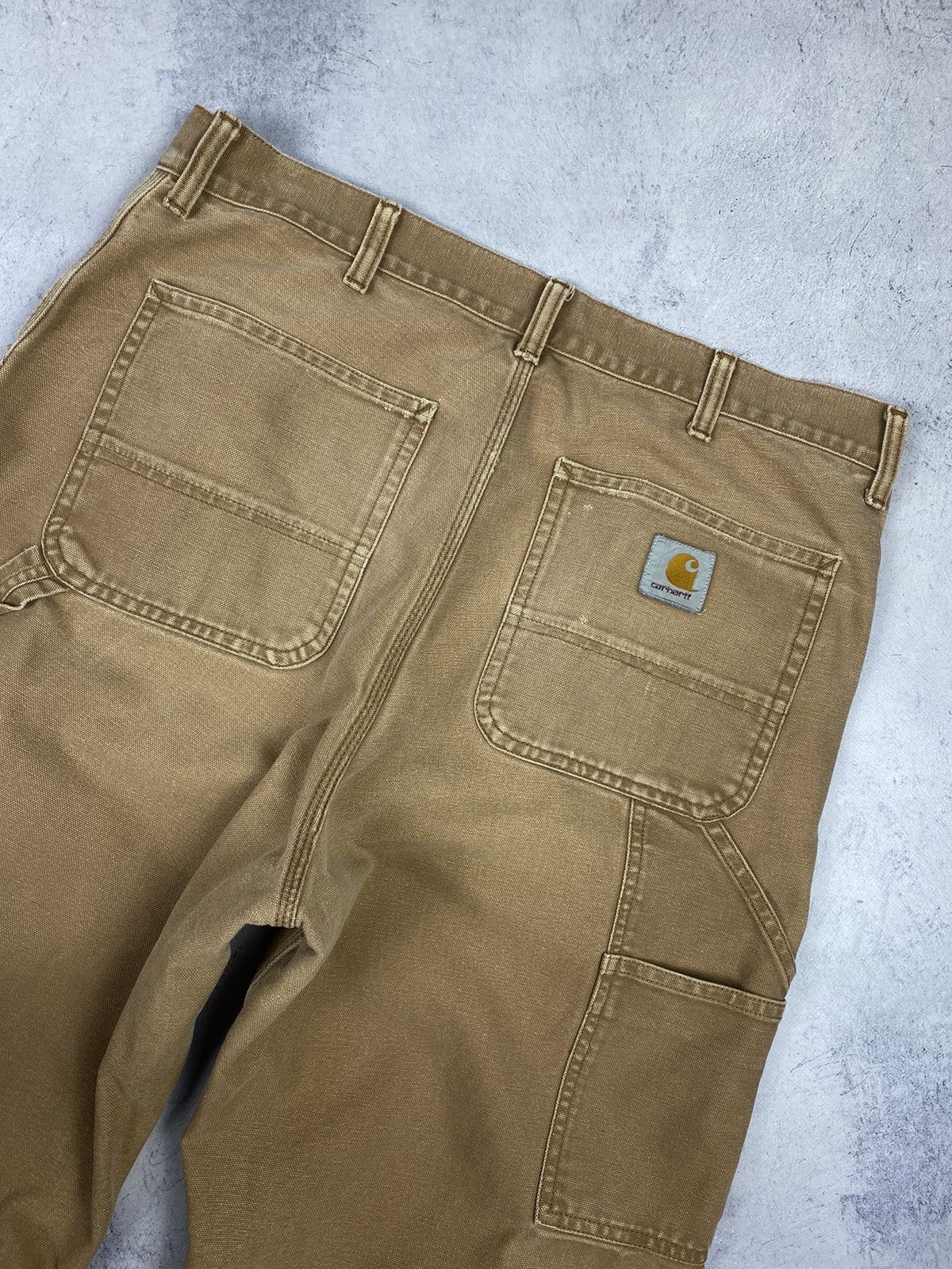 Carhartt Wip × Vintage Vintage Carhartt Single Knee Distressed Denim Work Pants Size US 34 / EU 50 - 3 Thumbnail
