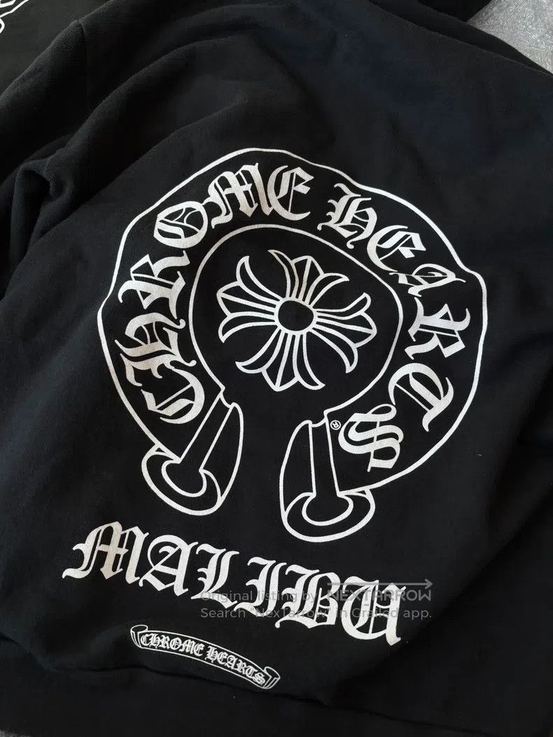 Chrome Hearts CHROME HEARTS Size L Black horseshoe hoodie Size US L / EU 52-54 / 3 - 6 Thumbnail