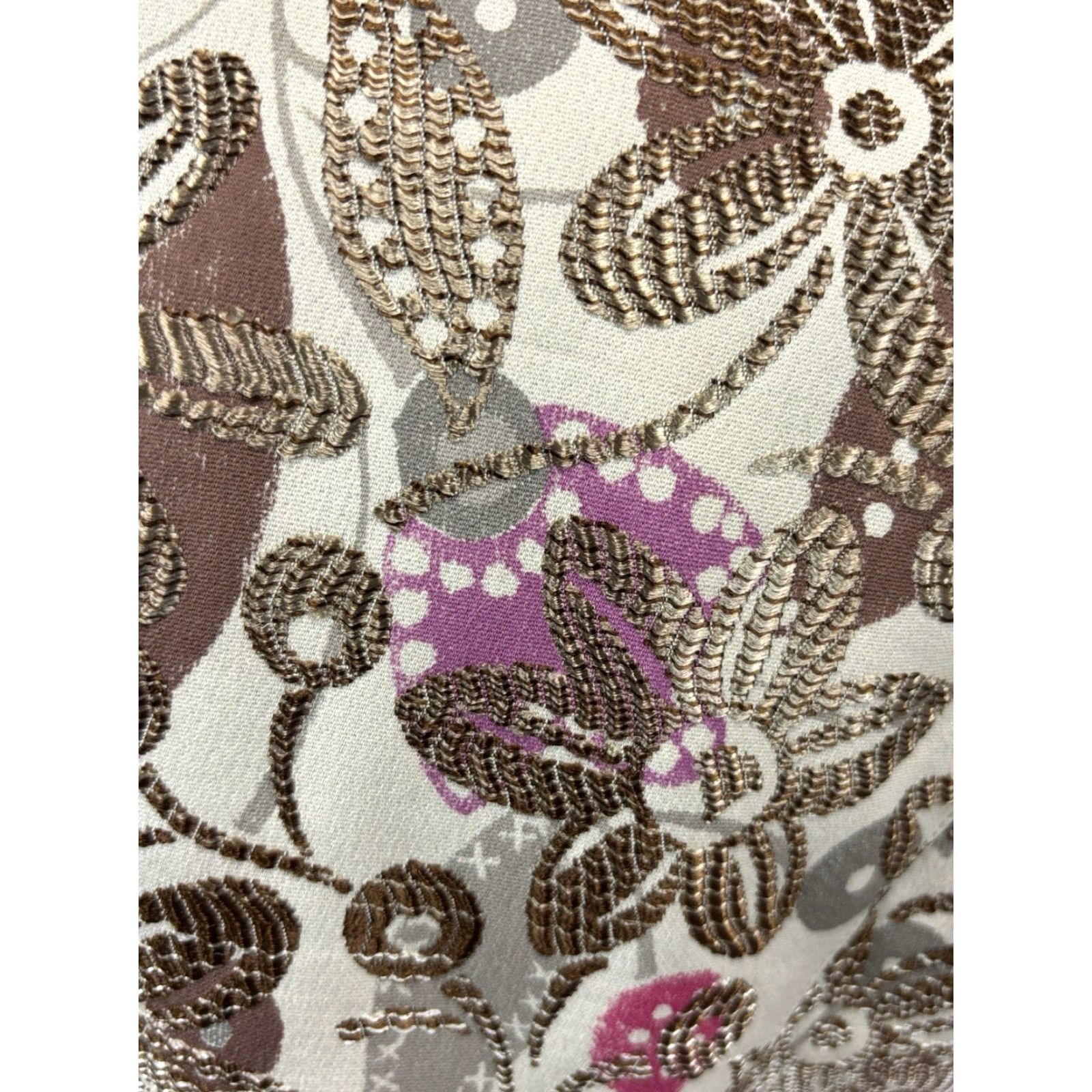 Vintage VINTAGE Lafayette 148 Floral Brocade Blazer Women’s Size 14 Brown Cream Business Party 90s Classic Size XL / US 12-14 / IT 48-50 - 6 Thumbnail