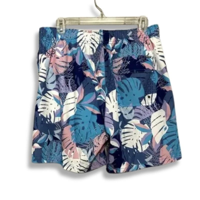 Other Vintage Swim Trunks Quick Dry Tropical Leaf Print XL NWT Size US 32 / EU 48 - 4 Thumbnail