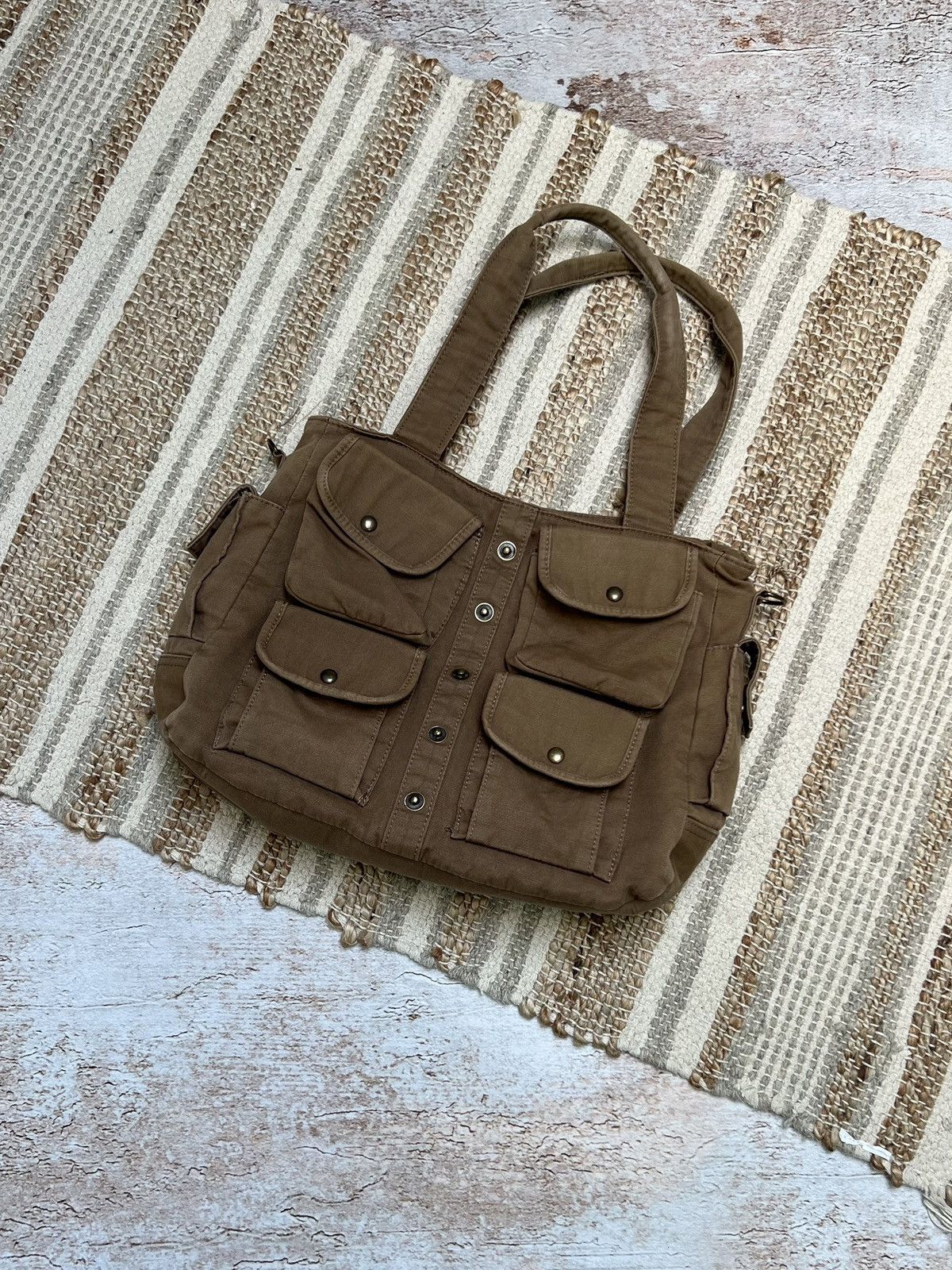 Japanese Brand × Vintage Vintage multi pocket shoulder bag Size ONE SIZE - 2 Thumbnail
