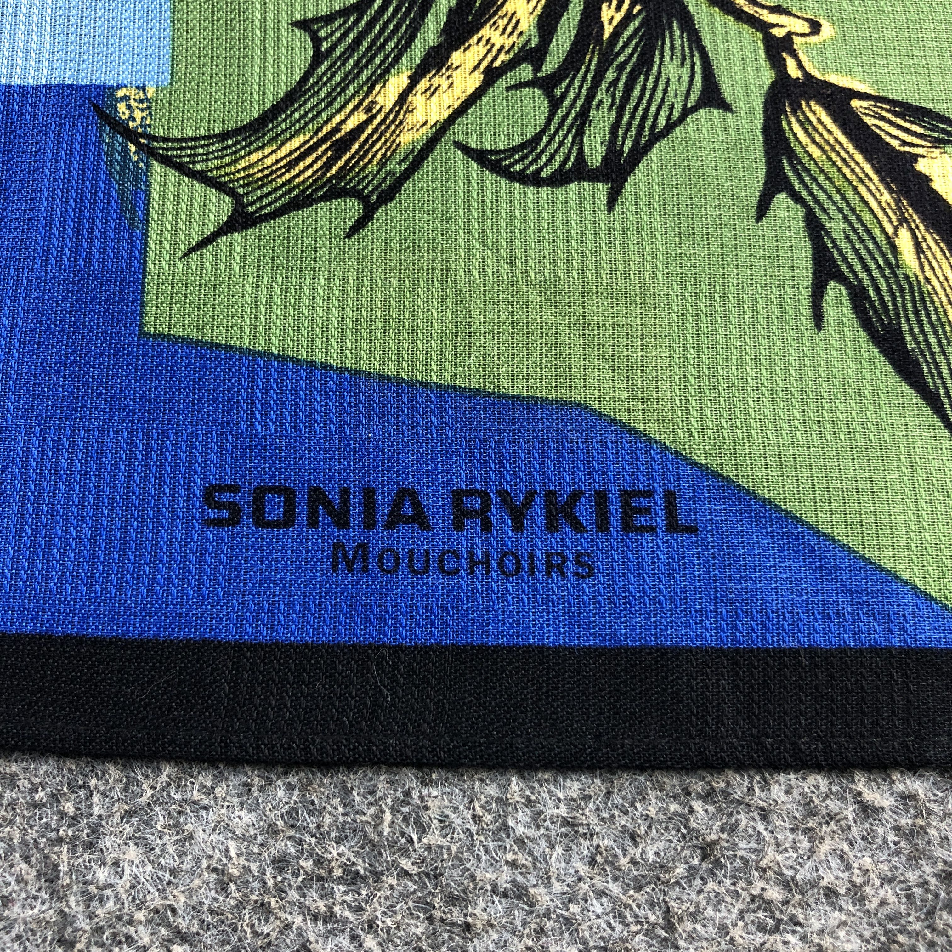 Sonia Rykiel × Vintage Sonia Rykiel Handkerchief Neckerchief Bandana H2707 Size ONE SIZE - 4 Thumbnail