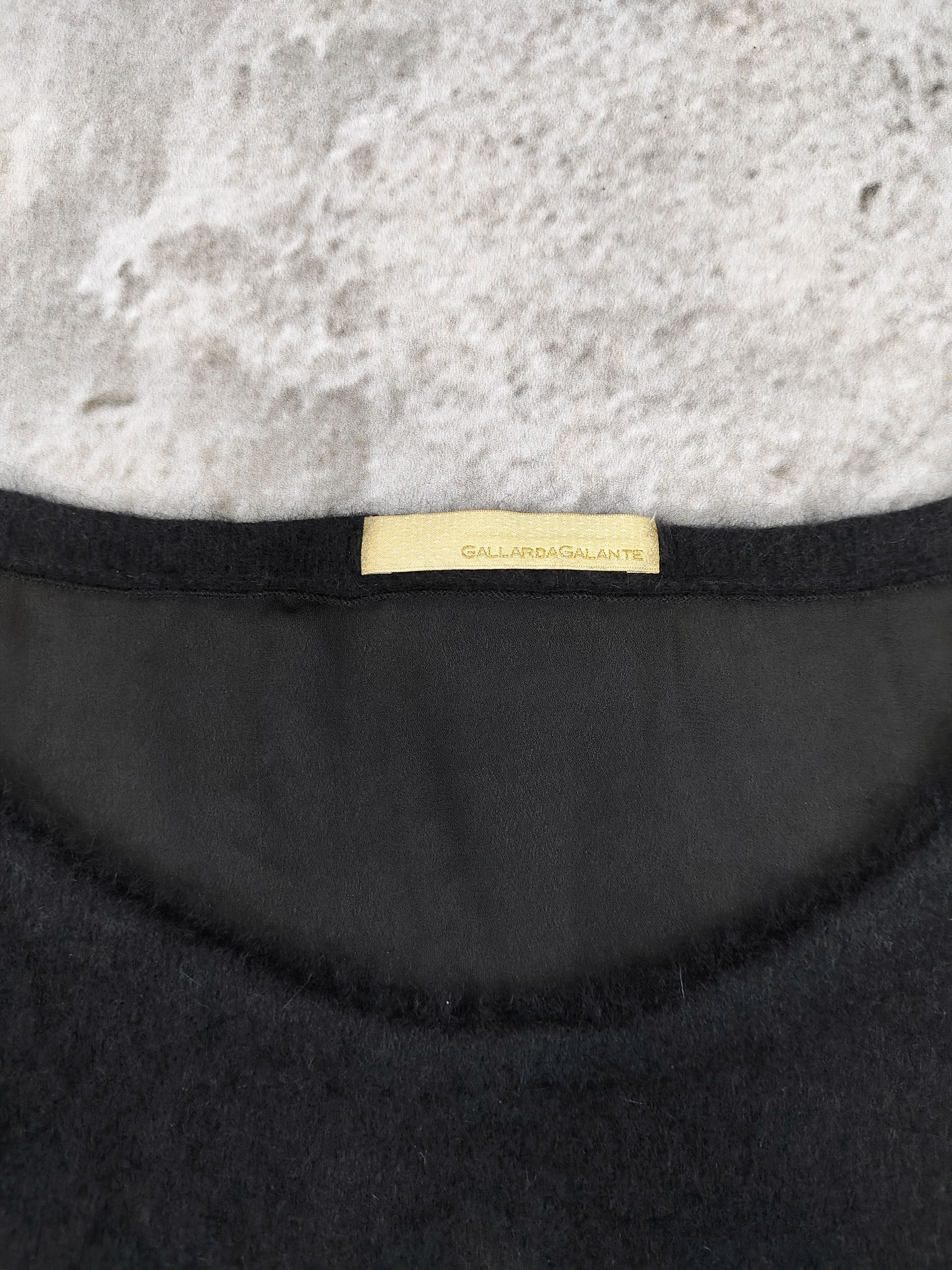 Japanese Brand Gallarda Galante🇯🇵 Angora Fuzzy Knit Sheer Chiffon Hybrid Size M / US 6-8 / IT 42-44 - 8 Thumbnail