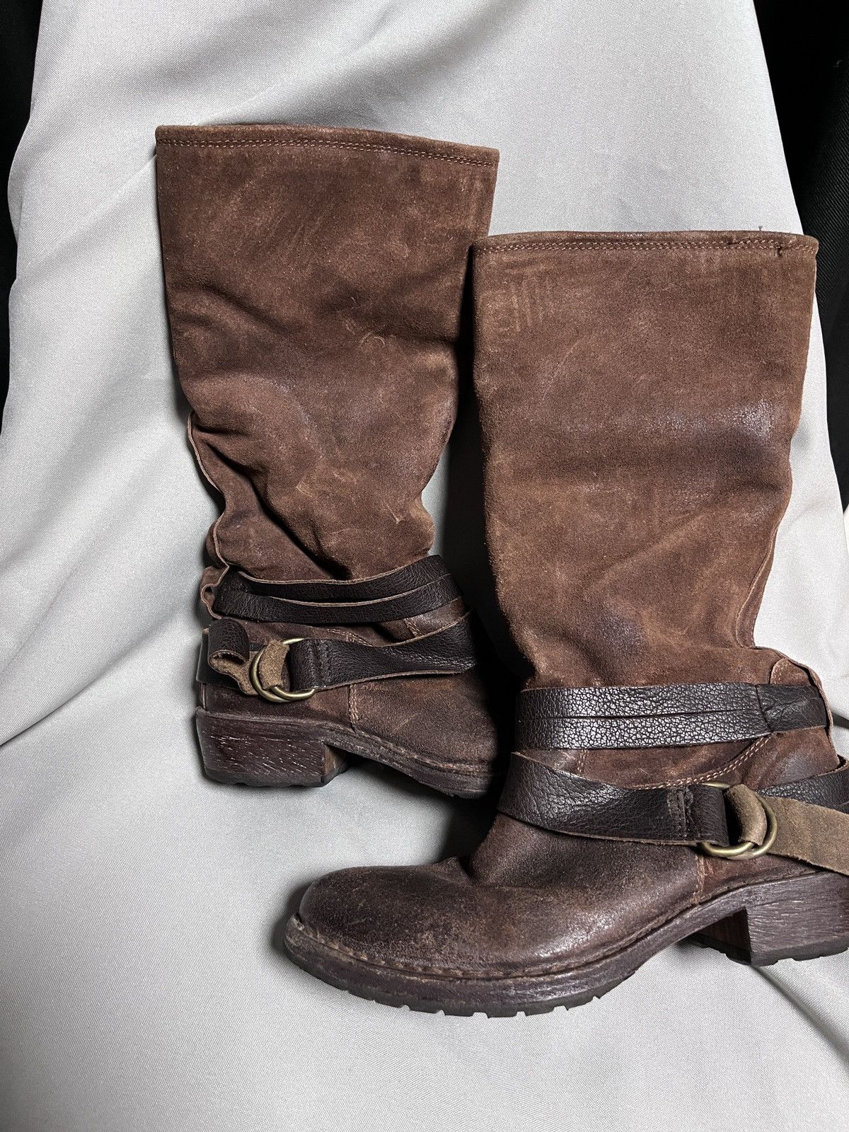 MoMA Moma Avant Garde Brown Leather + Fur Inside Warm Boots Size US 6 / IT 36 - 8 Thumbnail