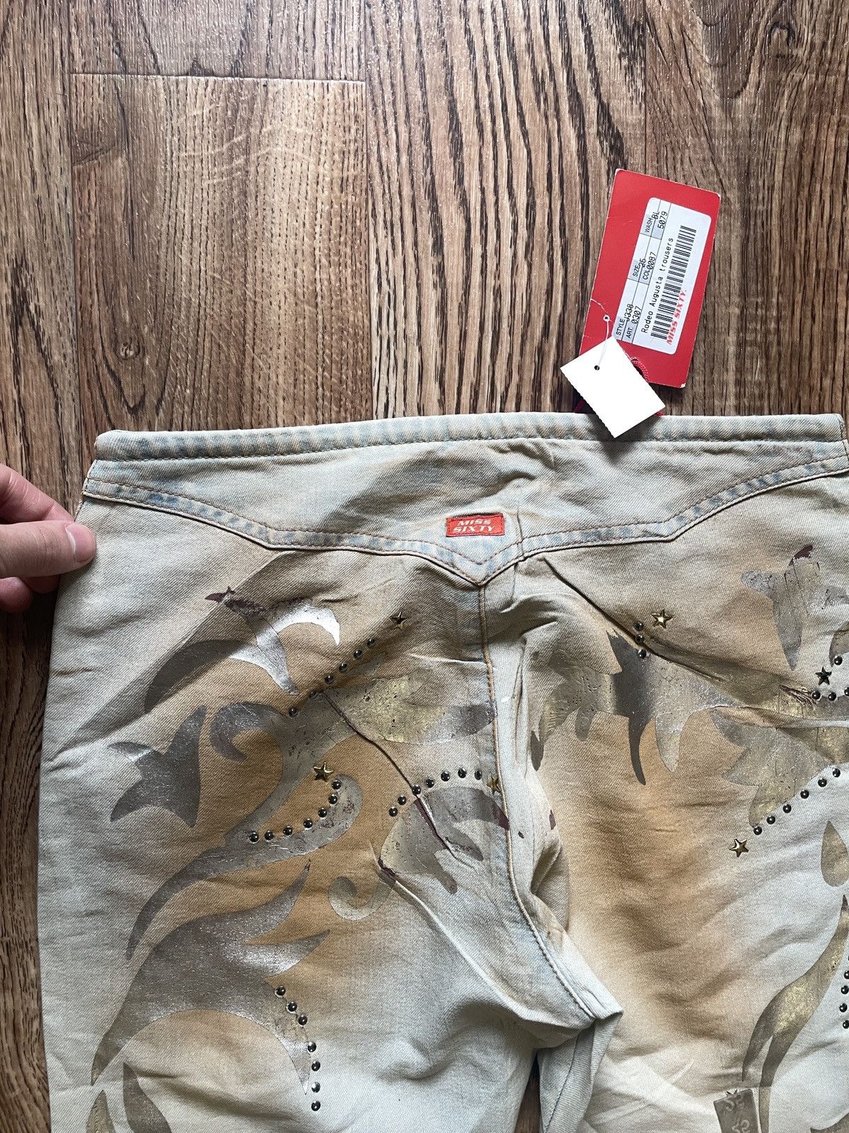 Hysteric Glamour VTG Miss Sixty Y2K Hysteric Glamour style flared Wide Pants Size 25" / US 0 / IT 36 - 10 Thumbnail