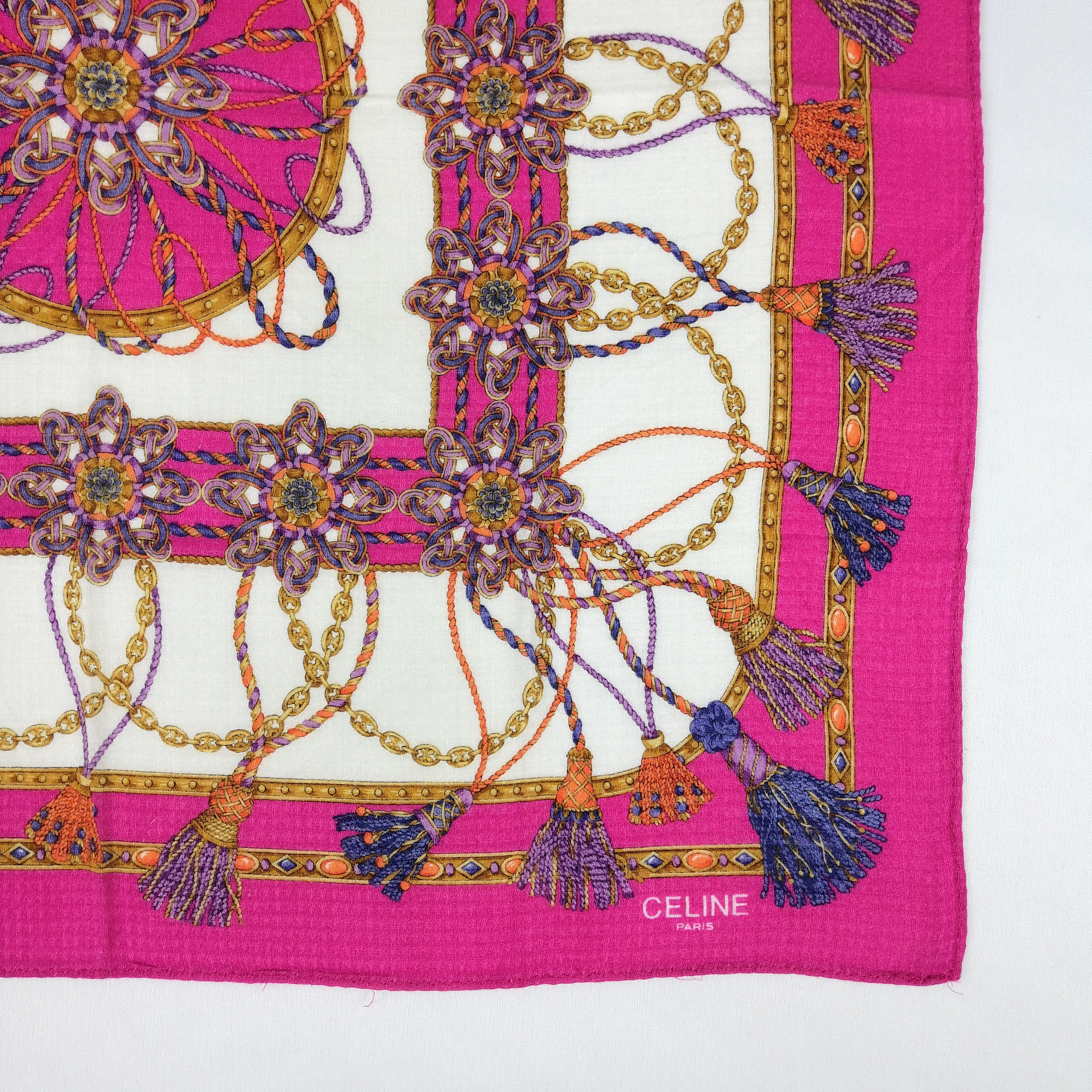 Celine Vintage Celine Paris Handkerchief Neckerchief Bandana Size ONE SIZE - 3 Thumbnail