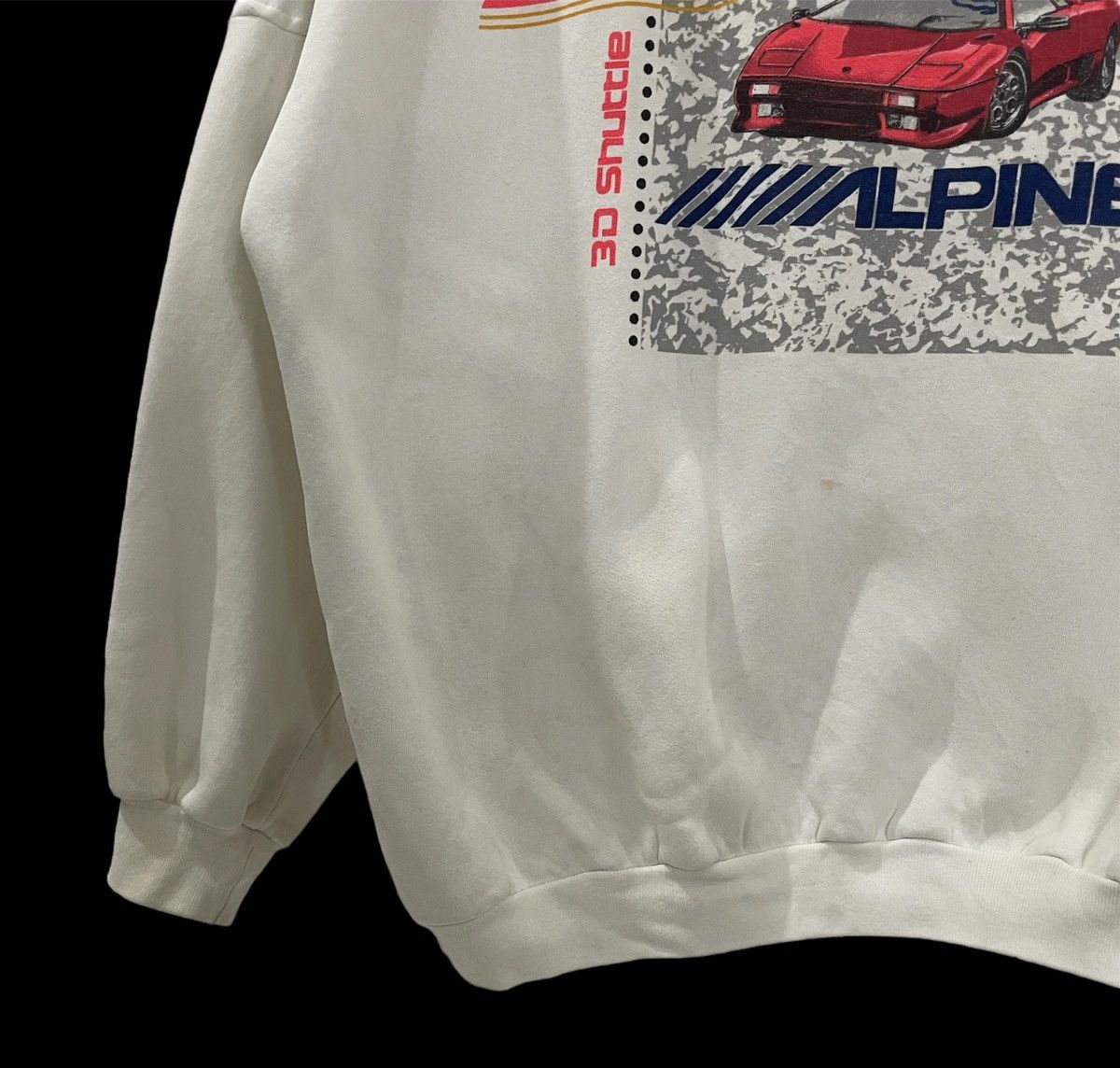 Formula 1 Vintage 90s 3D Shuttle Alpine Lamborghini Sweatshirt Size US L / EU 52-54 / 3 - 3 Thumbnail