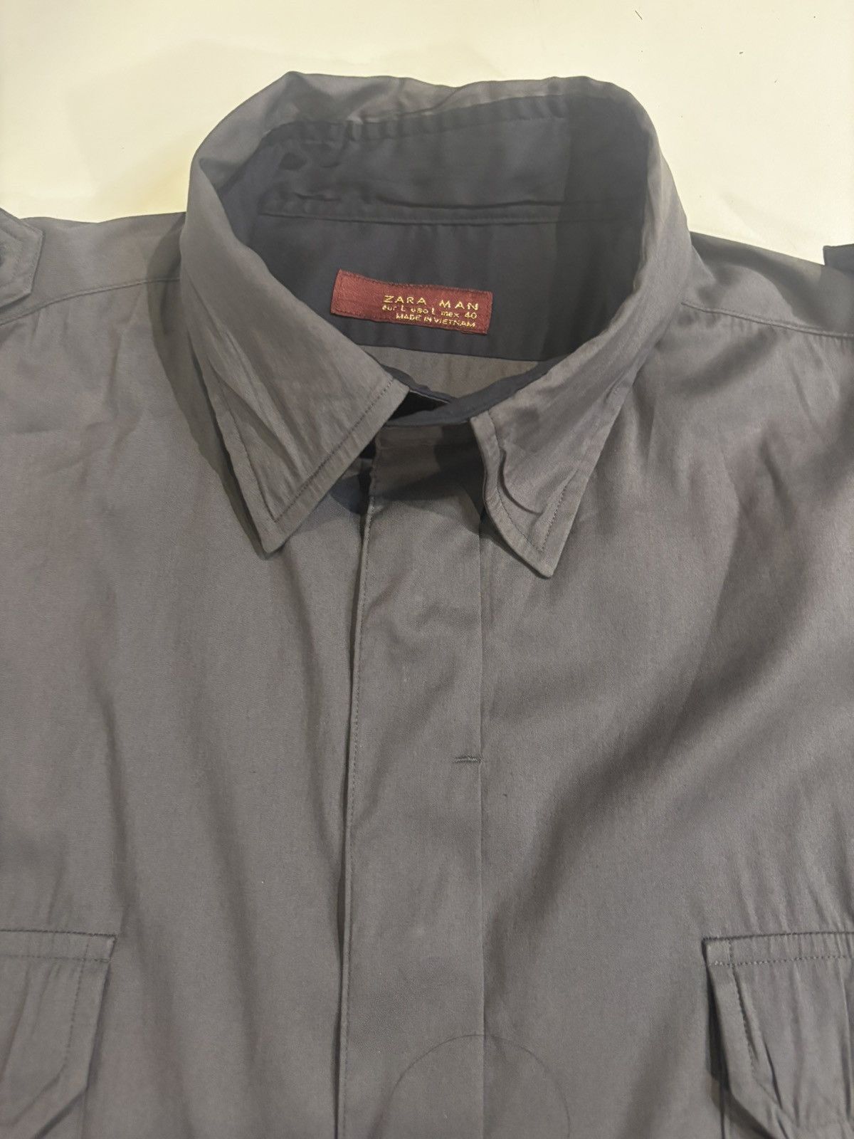 Zara Military button down Shirt.mt6607 Size US S / EU 44-46 / 1 - 8 Thumbnail