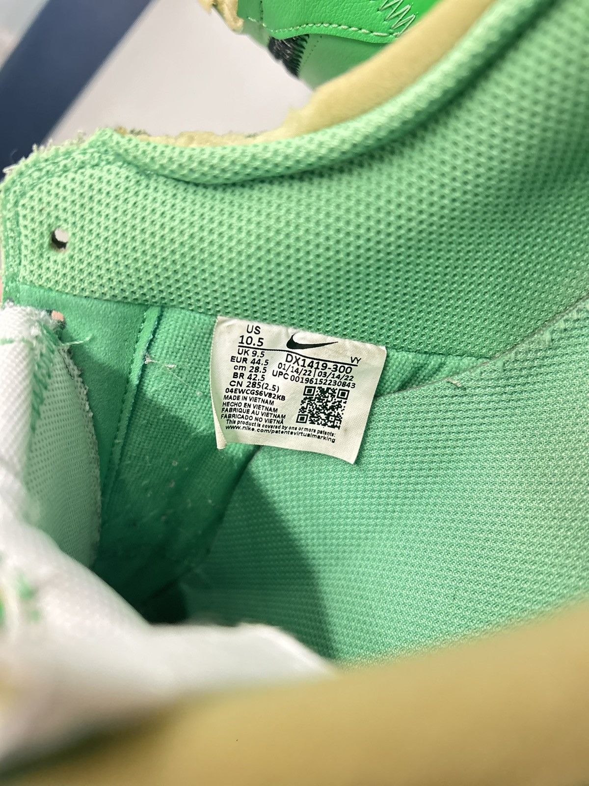 Nike “OFF-WHITE” AIRFORCE 1 BROKLYN Size US 10.5 / EU 43-44 - 7 Thumbnail