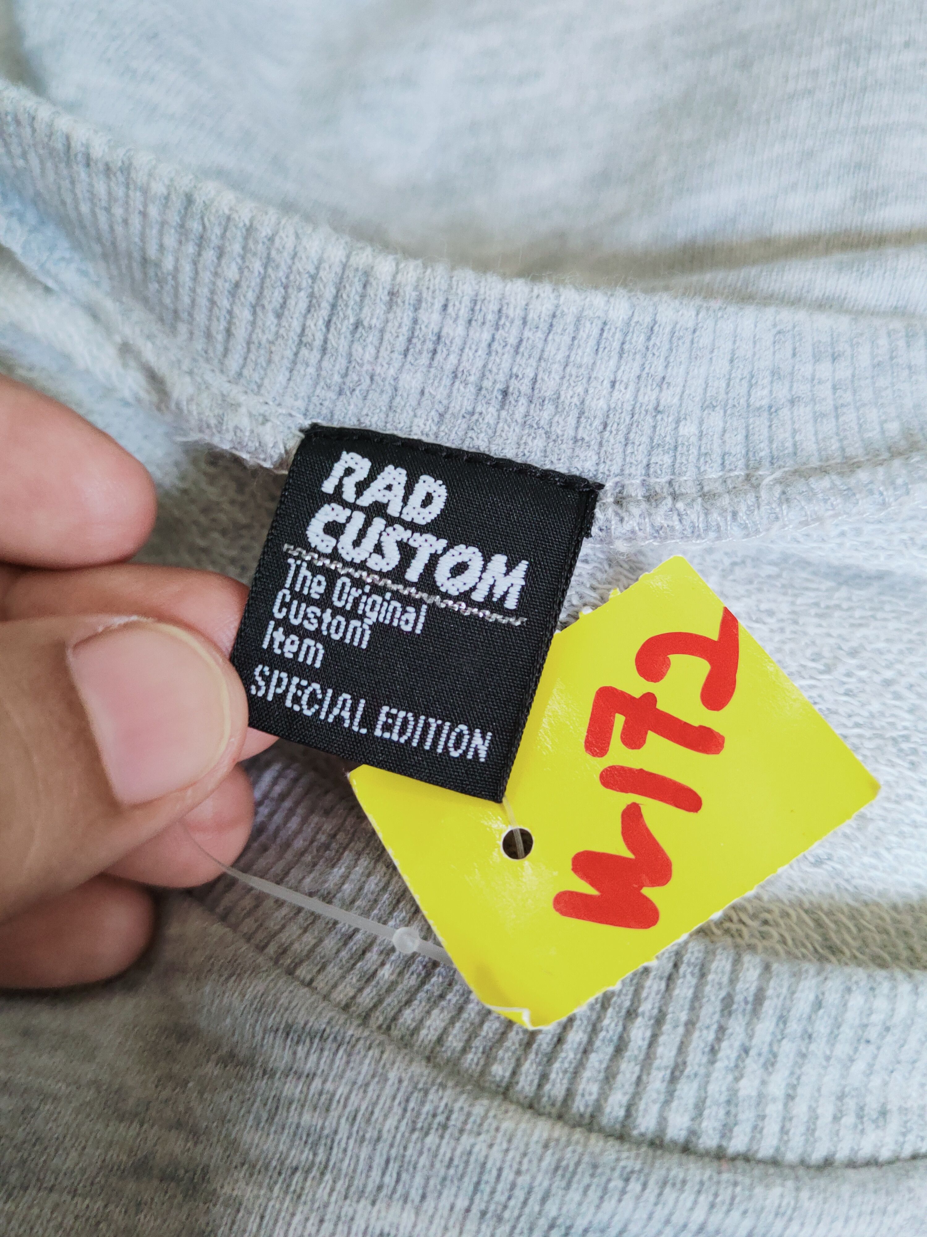 Japanese Brand × Vintage Rad Custom Special Edition Gray Sweatshirts #W172 Size S / US 4 / IT 40 - 14 Thumbnail