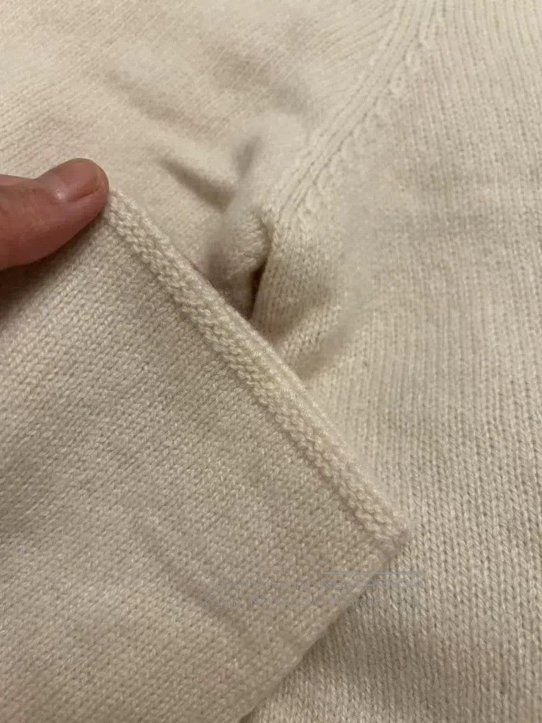 The Row The row Cream-colored cashmere sweater Size L / US 10 / IT 46 - 5 Thumbnail