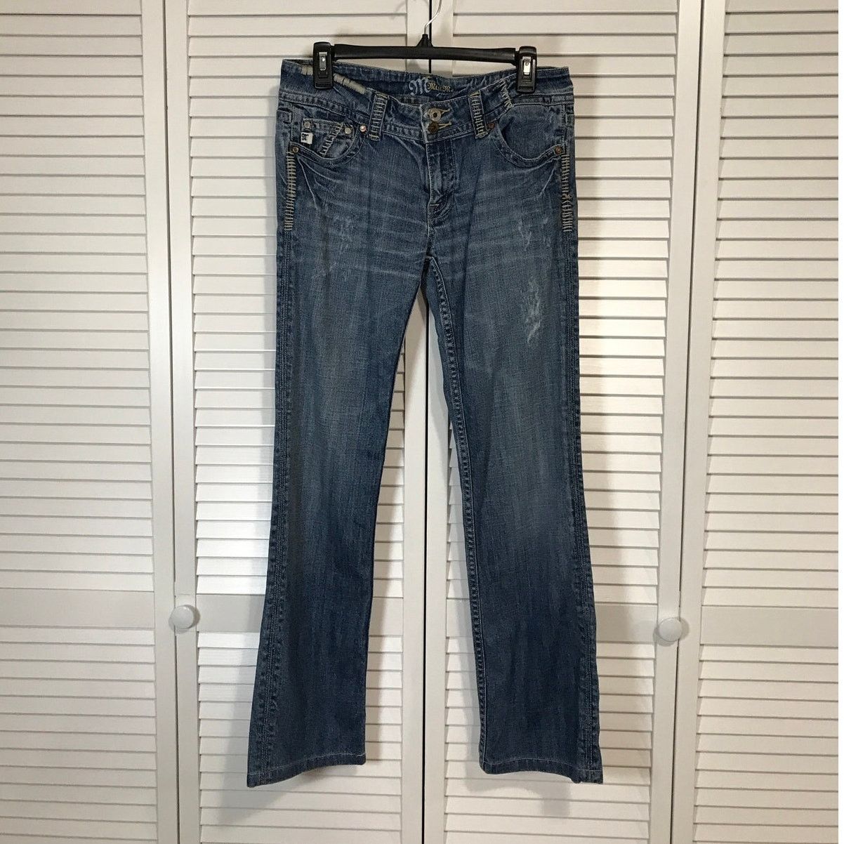 Miss Me Miss Me Glendora Y2K Western Low Rise Bootcut Jeans 30 Size 32" / US 10 / IT 46 - 1 Thumbnail