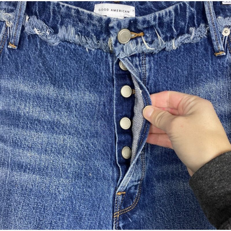 Good American Good American Good Boy High Rise Boyfriend Jeans Sz 20 Size 42" / US 20 - 4 Thumbnail