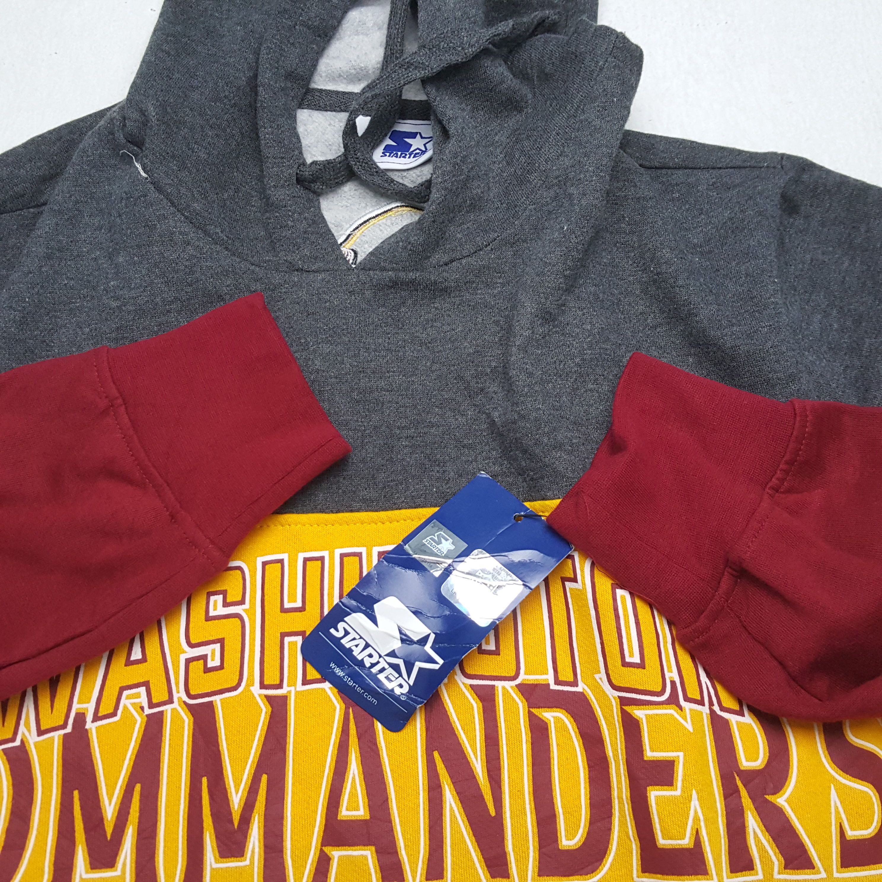 NFL × Starter × Vintage WASHINGTON COMANDERS NFL Football Team Hoodies Size US XL / EU 56 / 4 - 9 Thumbnail
