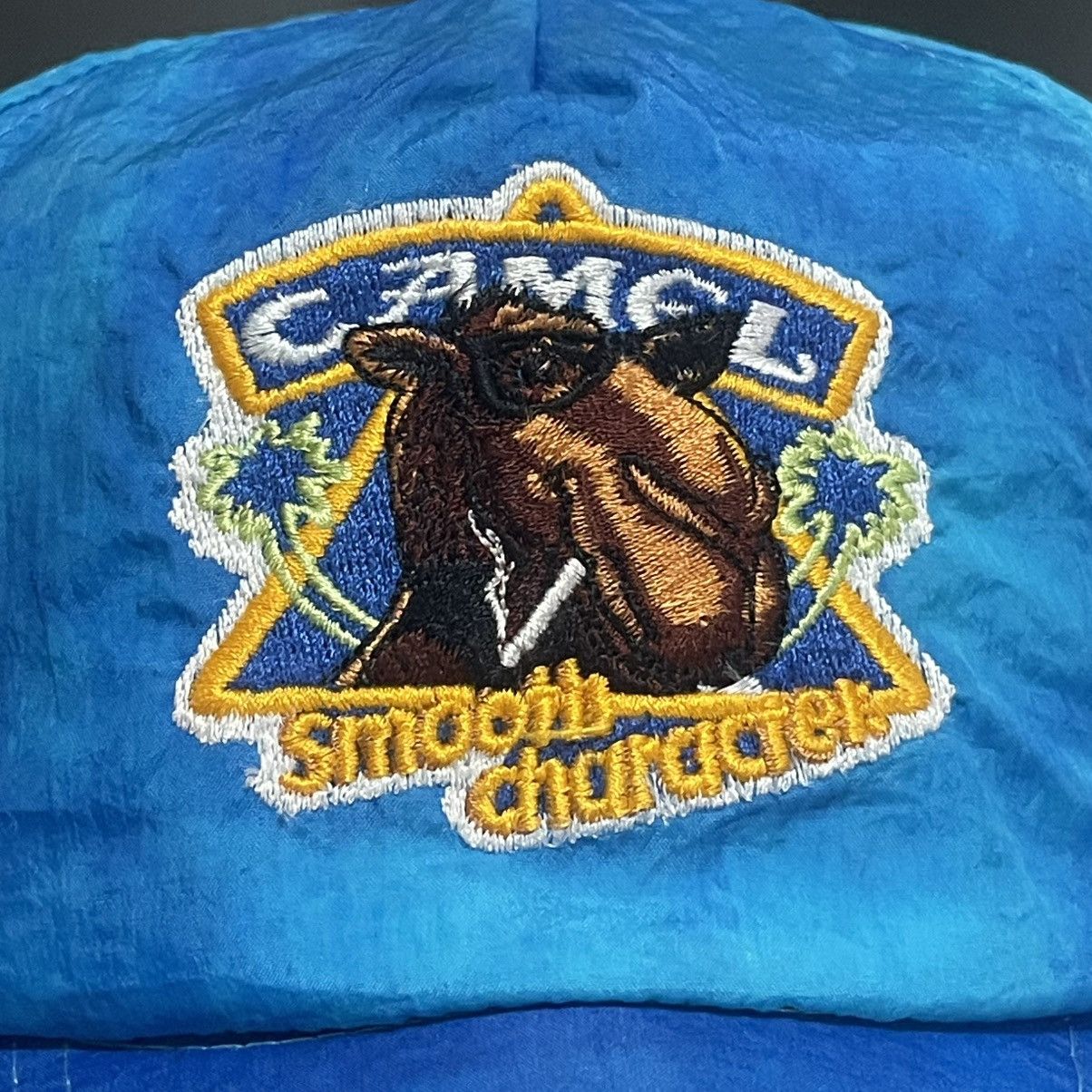 Vintage VINTAGE 90s JOE CAMEL "SMOOTH CHARACTER" CRINKLE NYLON CAP Size ONE SIZE - 3 Thumbnail