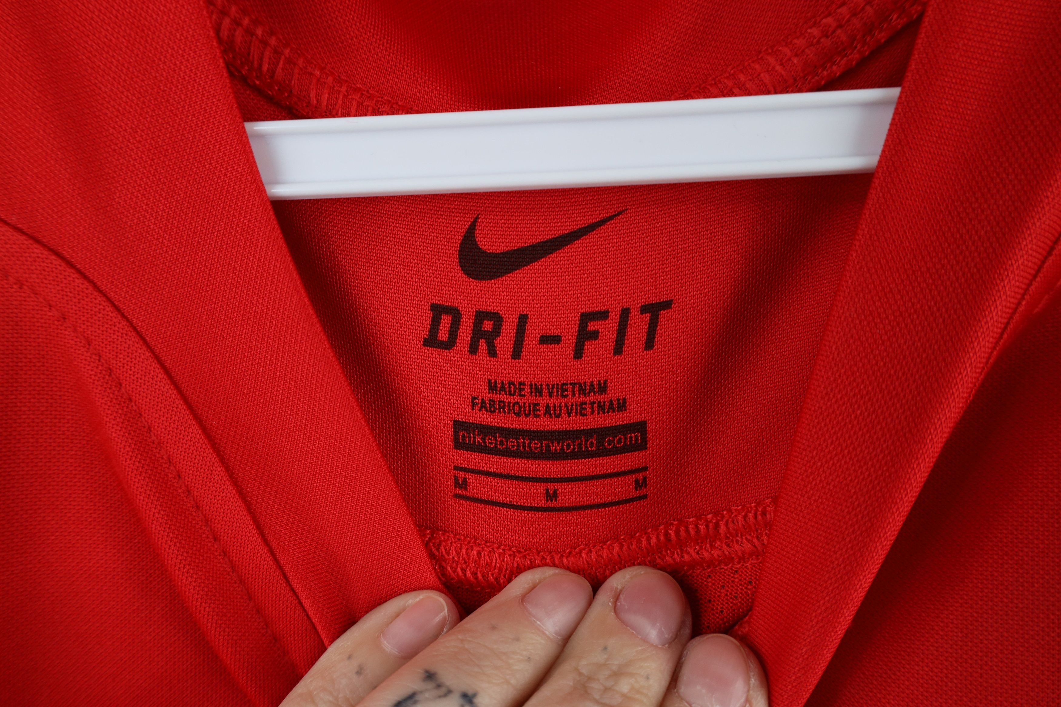 Nike × Vintage Nike Team USA Short Sleeve Softball Jersey Shirt Red #13 Size M / US 6-8 / IT 42-44 - 6 Thumbnail