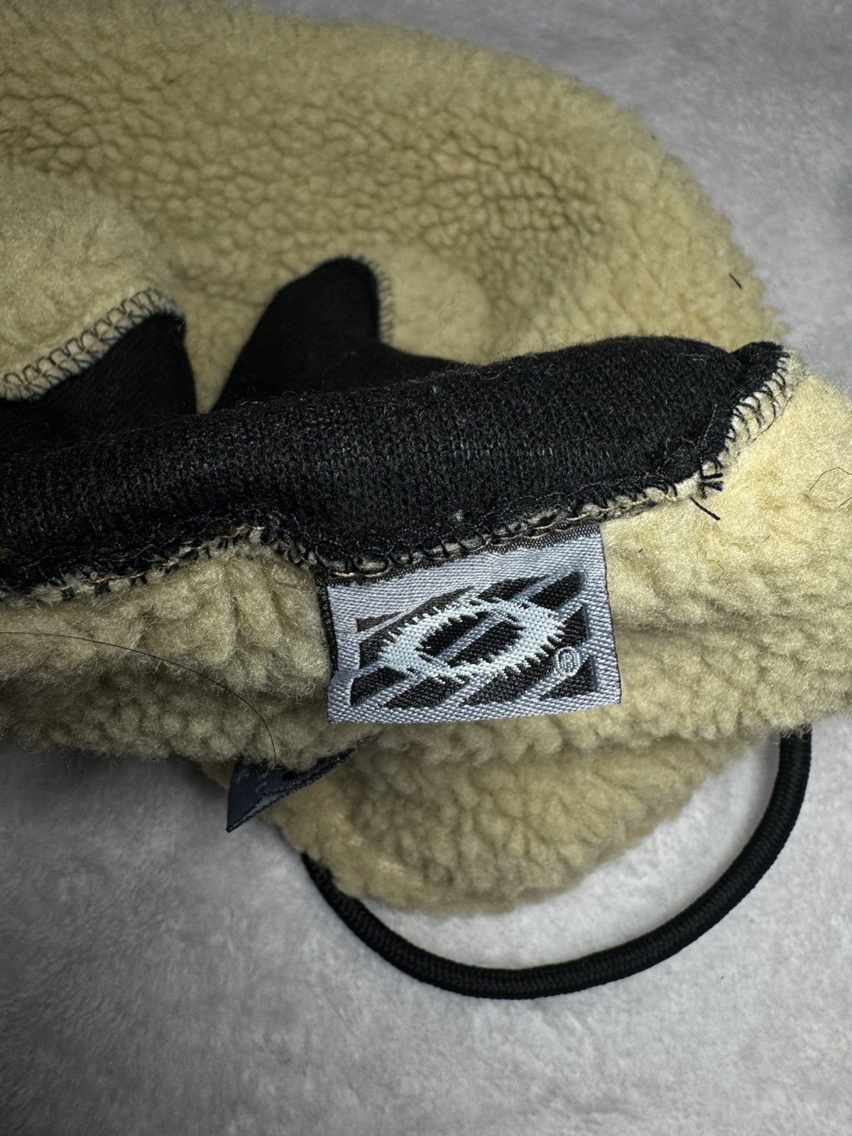 90’s Oakley Software Fleece Ushanka Trap Hat Black / Cream