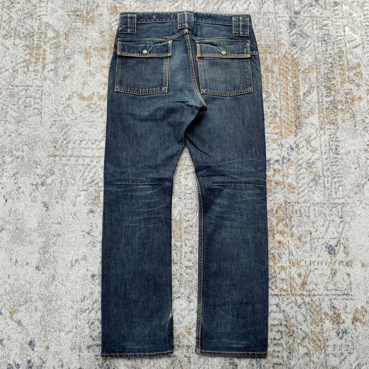 Japanese Brand × Nonnative Rare Japanese Brand Nonnative Bush Fatigue Denim Jeans Size US 32 / EU 48 - 7 Thumbnail