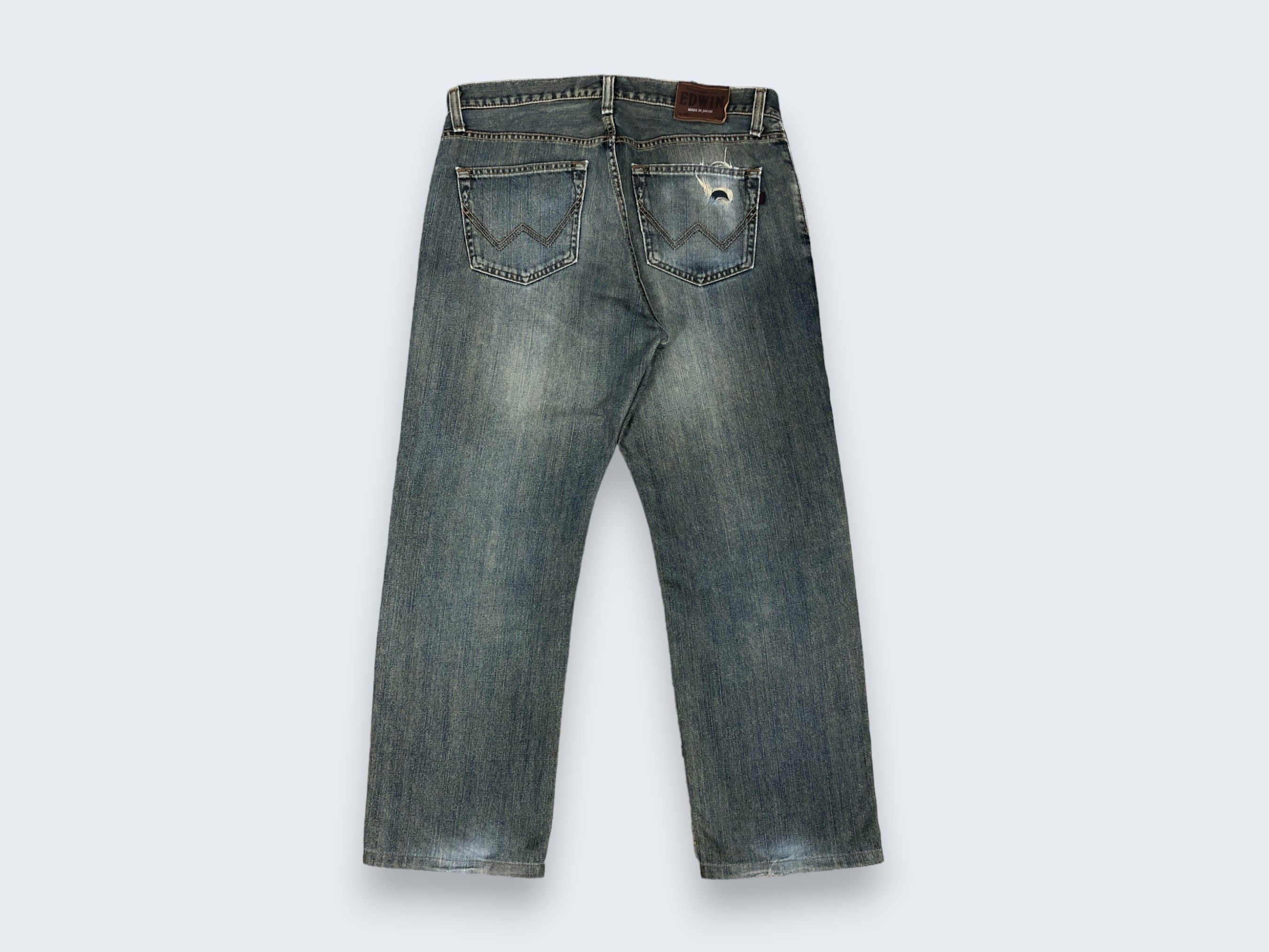Edwin × Vintage Vintage Edwin 404 Jeans 37 x 29 L1266 Size US 37 - 5 Thumbnail