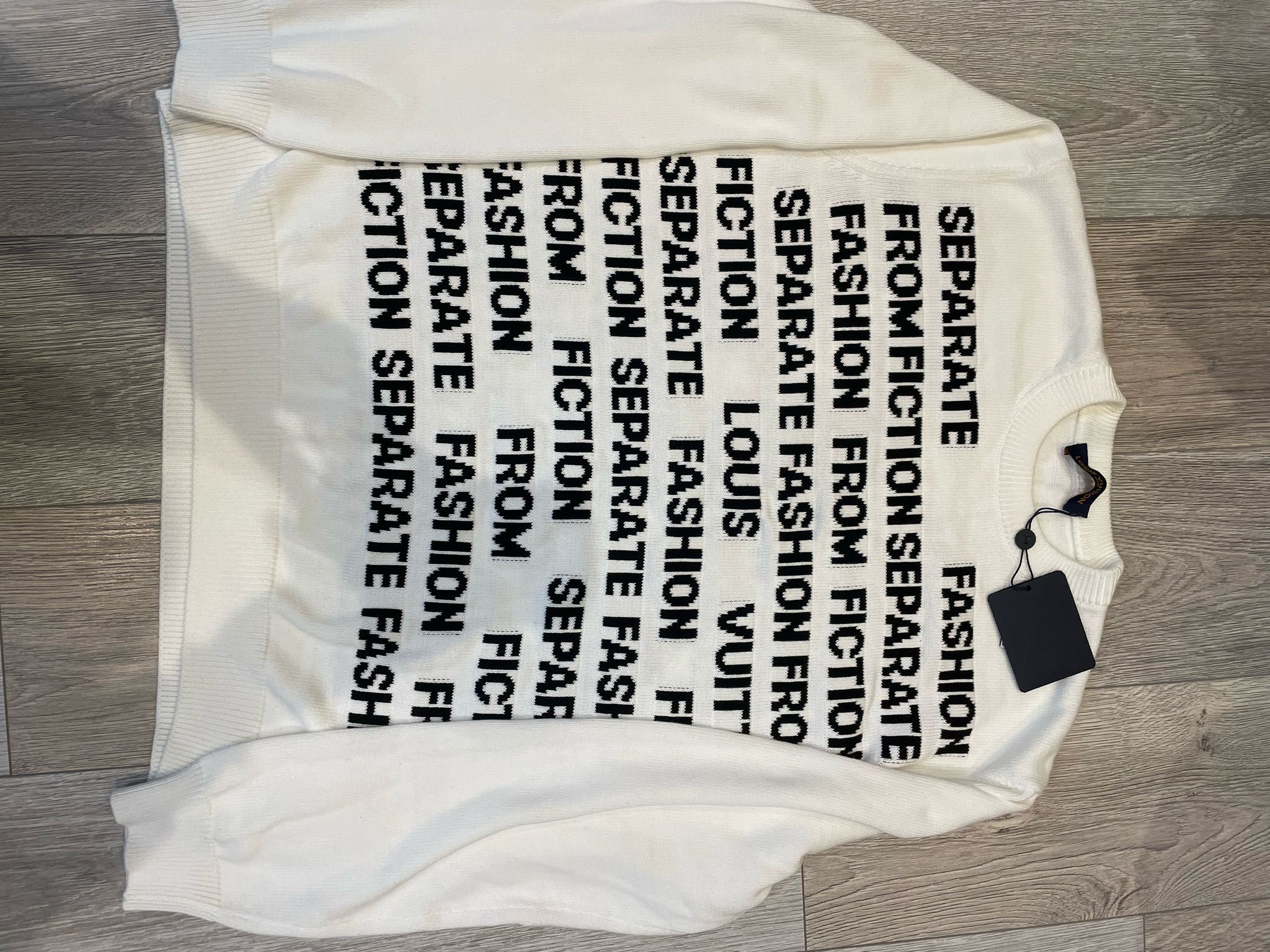 Louis Vuitton Louis Vuitton Letters Sweater Size US XXL / EU 58 / 5 - 2 Thumbnail