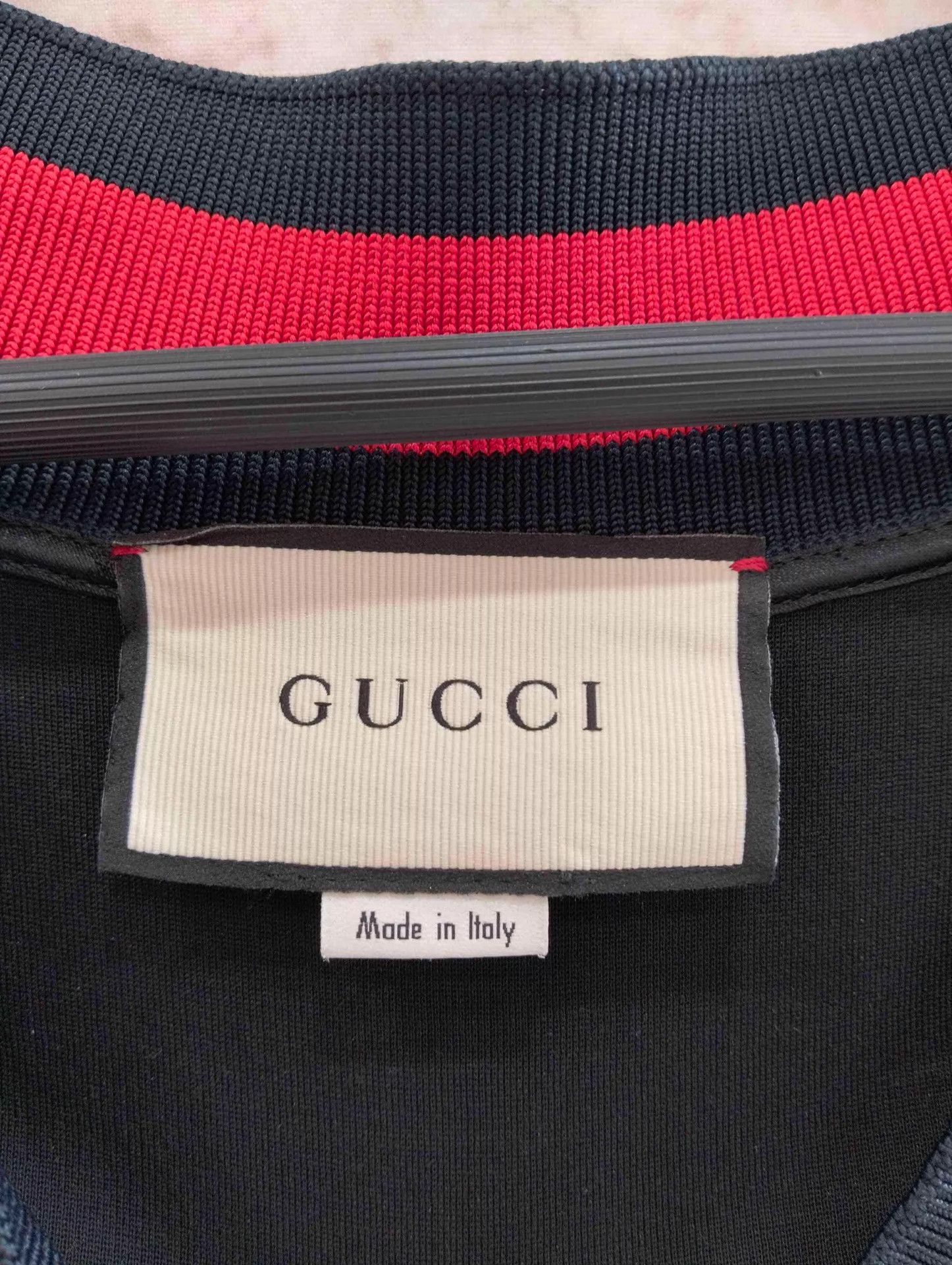Gucci Gucci Black & Red V-Neck Knit Short-Sleeve Dress XS Size XS / US 0-2 / IT 36-38 - 4 Thumbnail