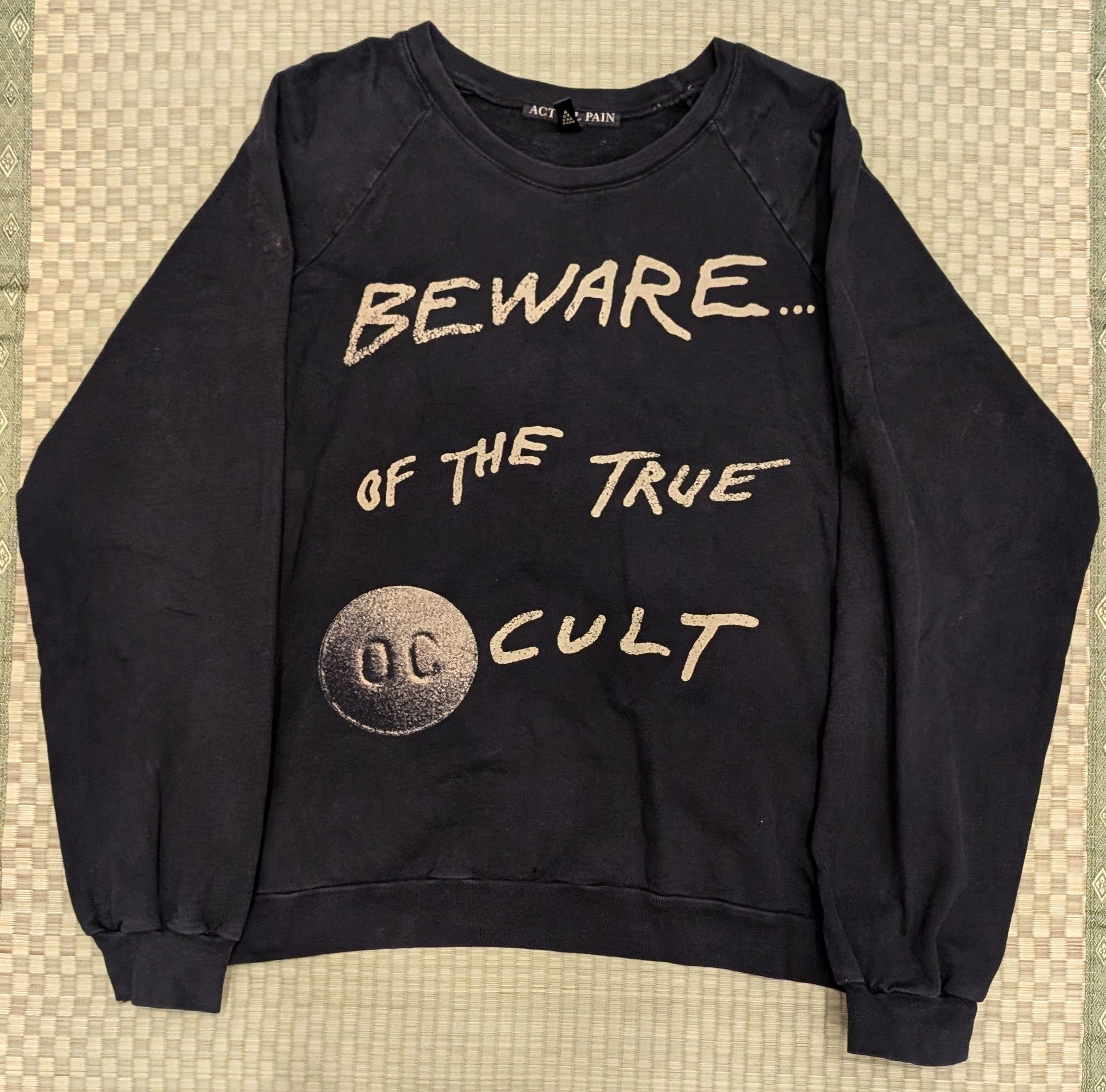 Actual Pain RARE Actual Pain Beware of the True Occult Sweatshirt Size US L / EU 52-54 / 3 - 1 Thumbnail