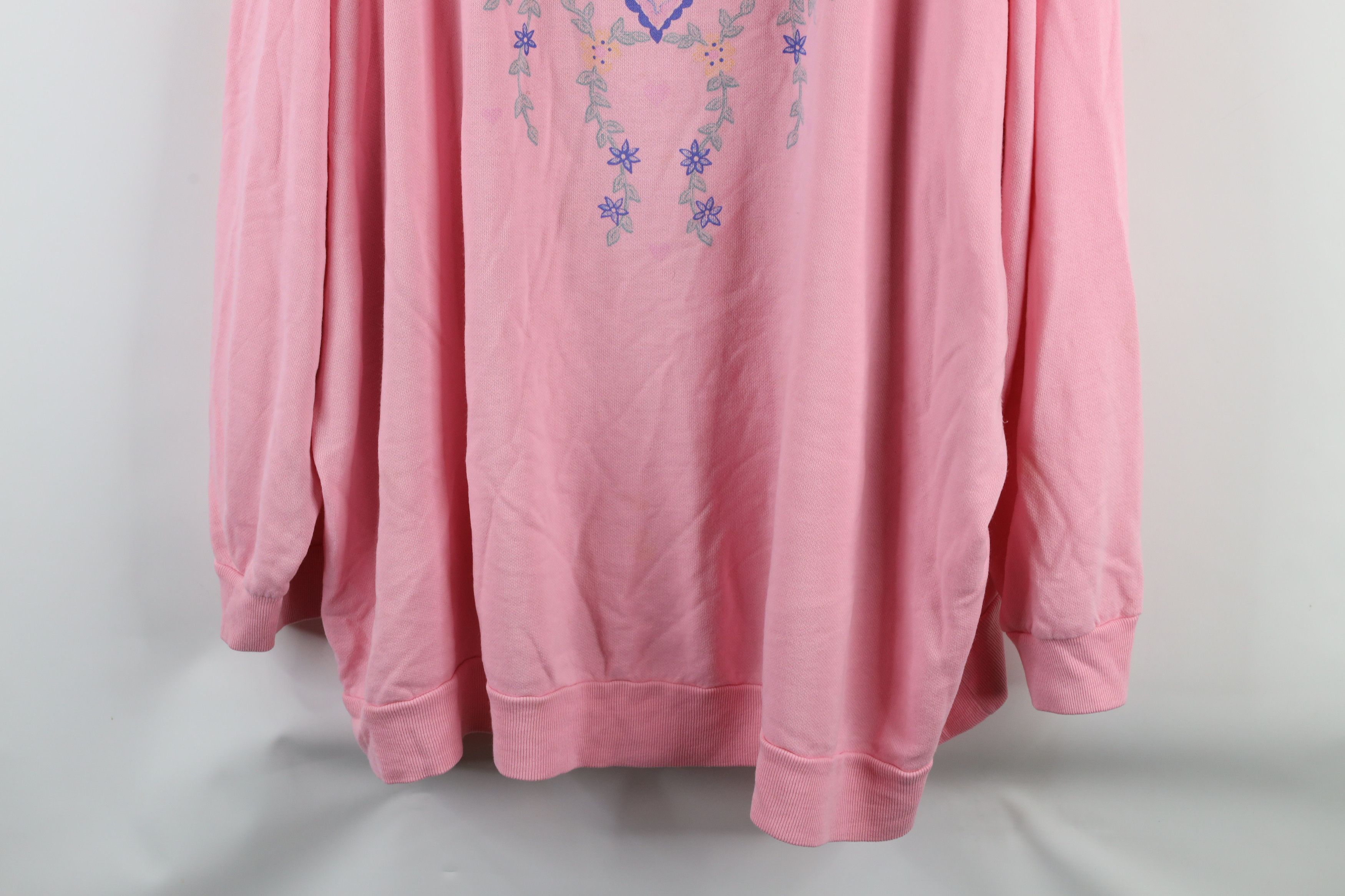 Vintage Vintage 90s Country Primitive Collared Sweatshirt USA Size 3XL / US 20-22 - 3 Thumbnail