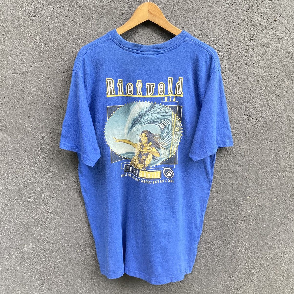 💥SICK💥 FADED Vintage 90s Rietveld USA Surf ERD GRUNGE Tee