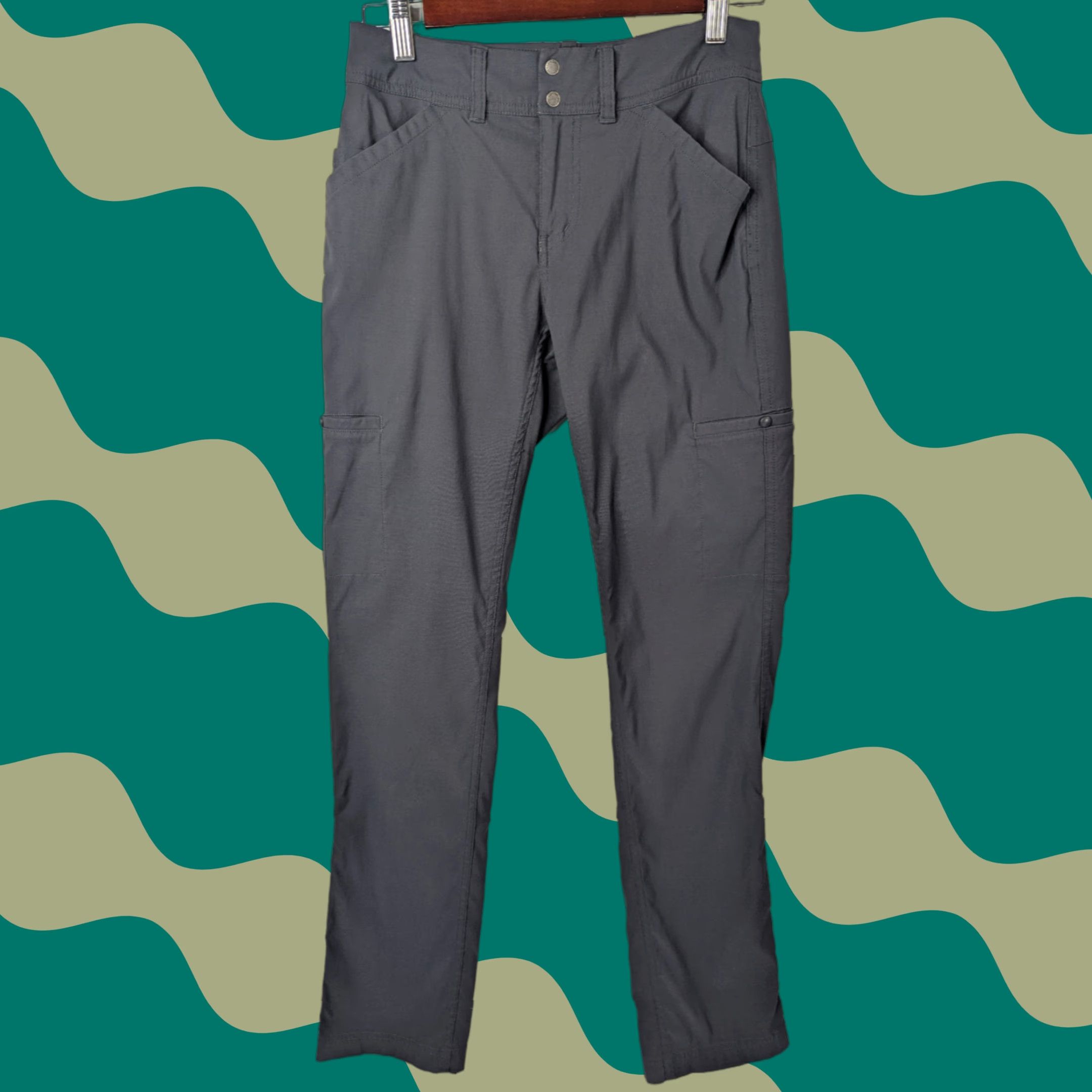 ExOfficio Exofficio Womens Moraine Cargo Pants Grey Size 2 Lightweight Hiking Outdoors Size 26" / US 2 / IT 38 - 1 Thumbnail