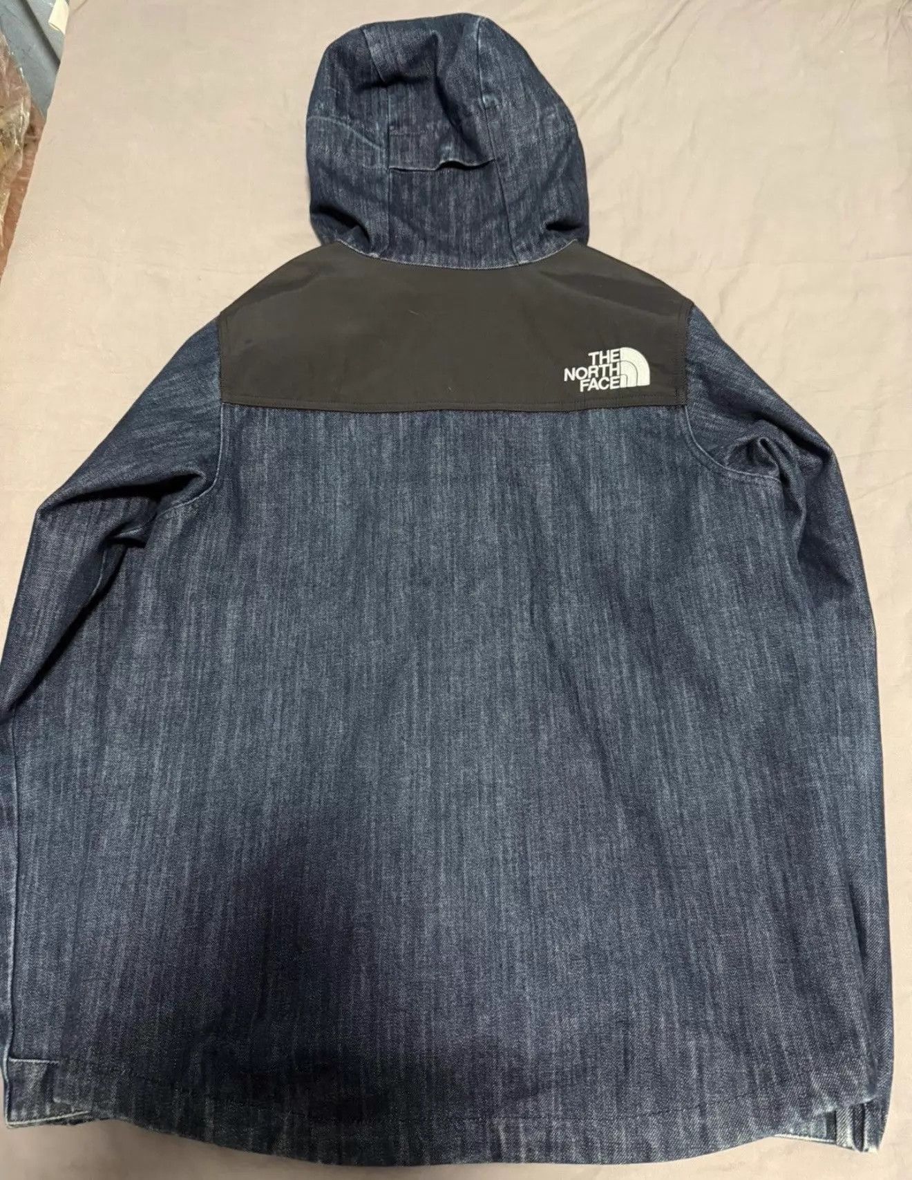 The North Face Supreme 15ss TNF Denim Shell Jacket M VGC Size US M / EU 48-50 / 2 - 4 Thumbnail