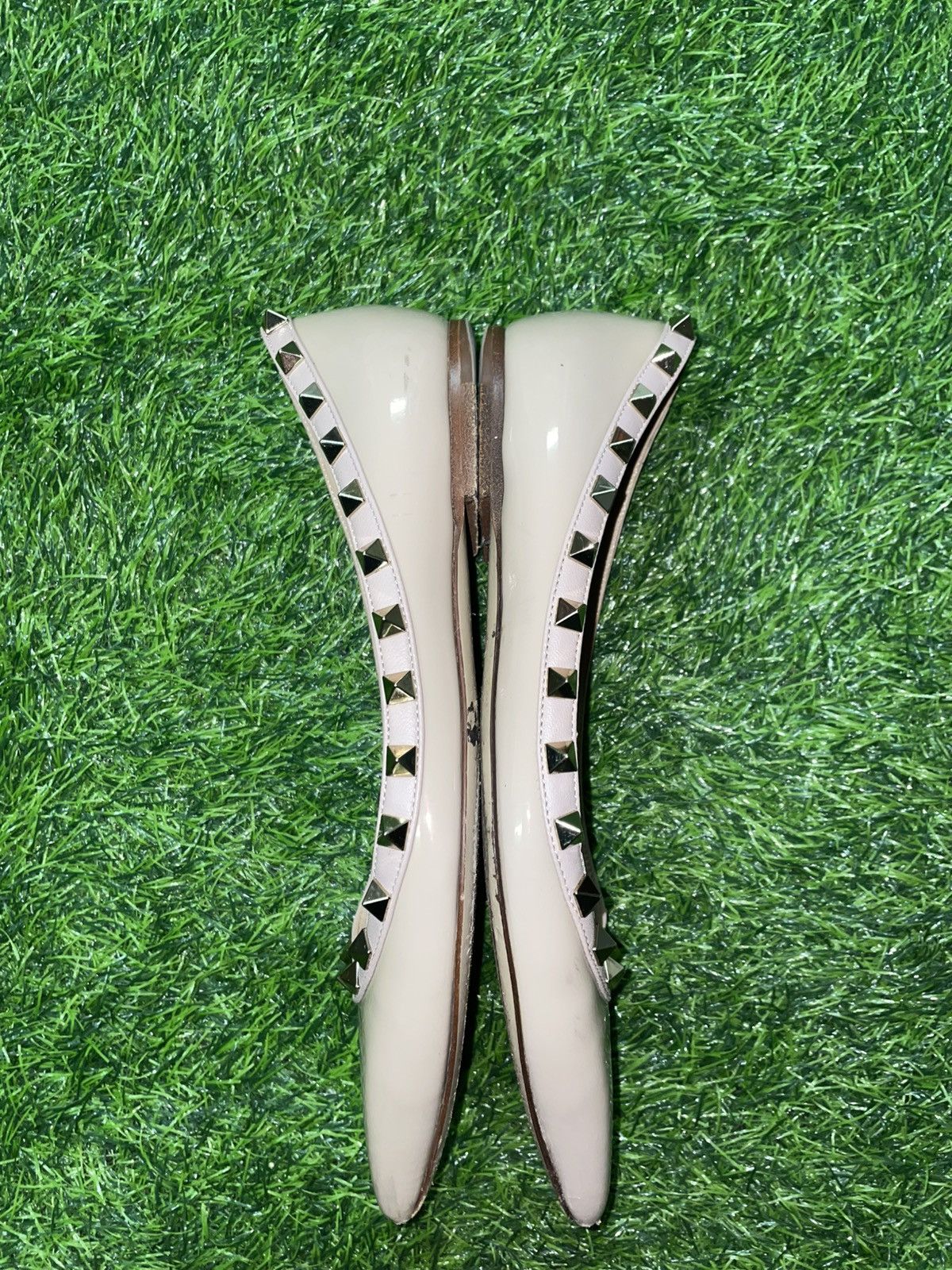 Valentino Valentino Garavani Women shoes Balerina flats 37/6.5 Ivory Size US 6.5 / IT 36.5 - 5 Thumbnail