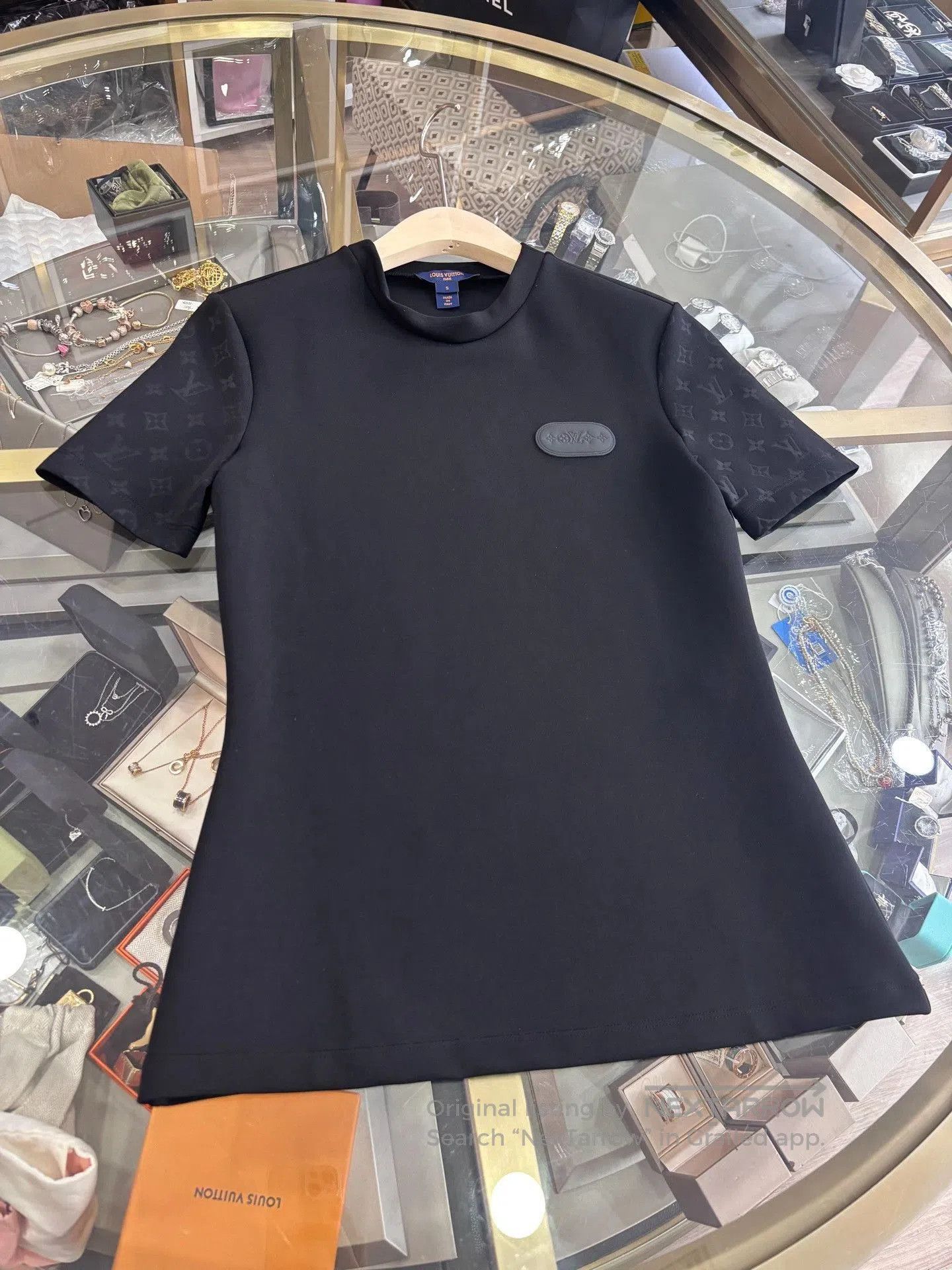Louis Vuitton LV Black Cotton Short. Size S / US 4 / IT 40 - 5 Thumbnail