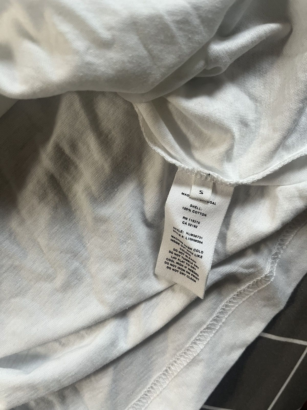 Helmut Lang Helmut Lang White Tee Size US S / EU 44-46 / 1 - 4 Thumbnail