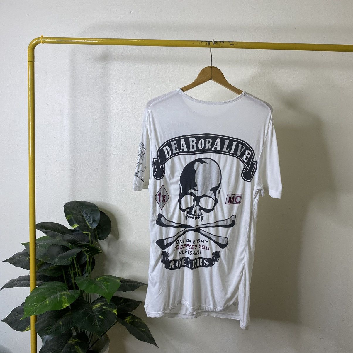 Roen Roen Emo Skulls Mastermind Style Cyber Gothic Punk Tshirt Size M / US 6-8 / IT 42-44 - 1 Thumbnail