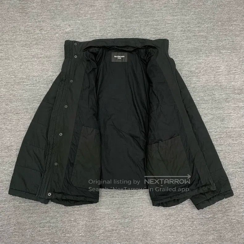 Balenciaga Balenciaga Black Back Logo Cotton Jacket Size US L / EU 52-54 / 3 - 8 Thumbnail