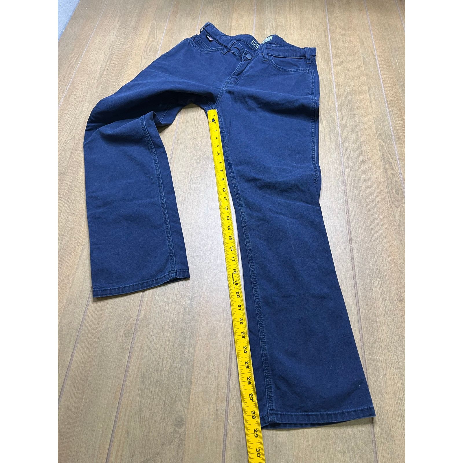 Carhartt Women Carhartt Sz 8 regular Blue Denim 30x29 Y2K utility Size 30" / US 8 / IT 44 - 13 Thumbnail