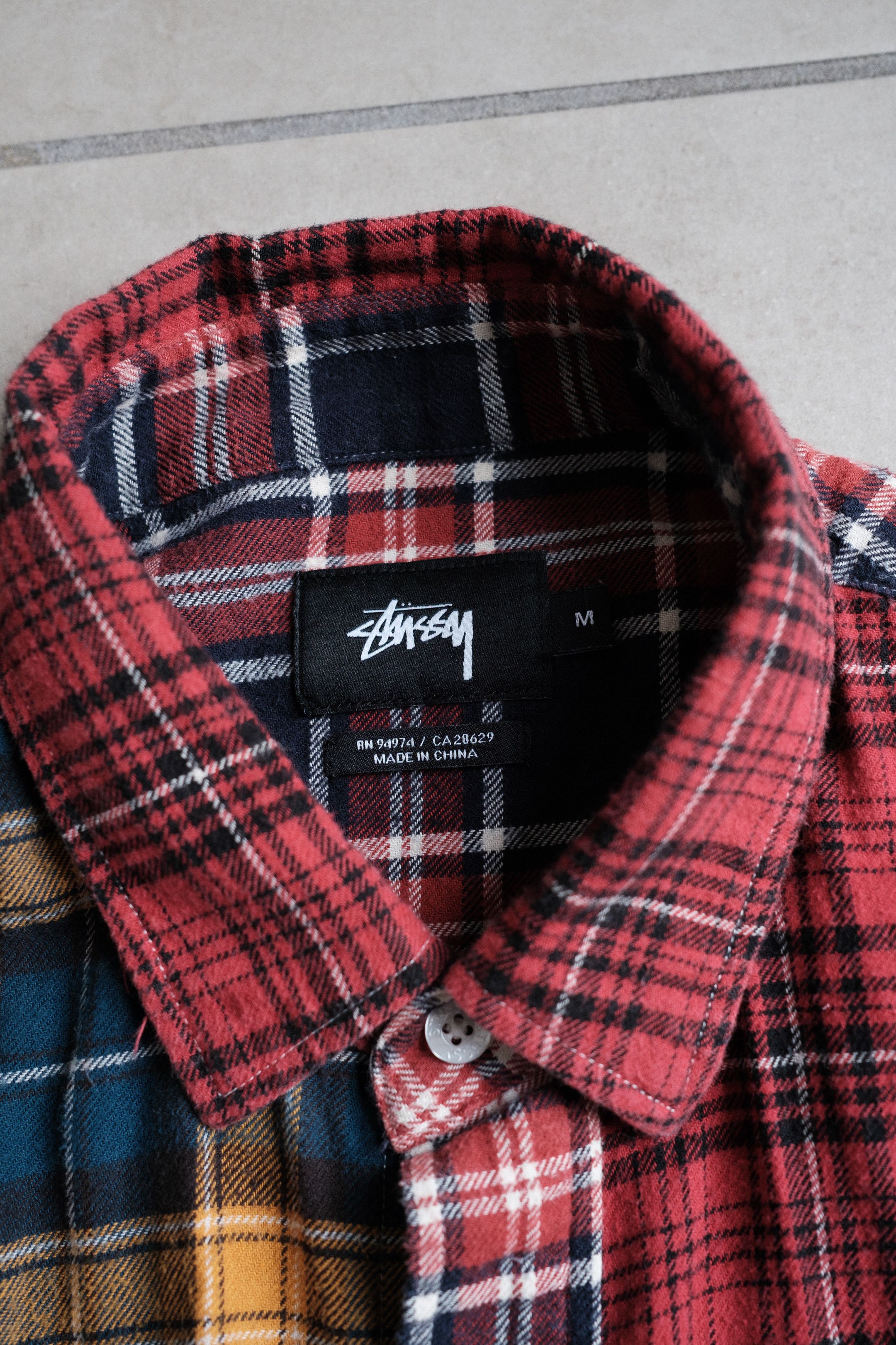 Stussy Stussy Mixed Plaid Patchwork Flannel Size US M / EU 48-50 / 2 - 3 Thumbnail
