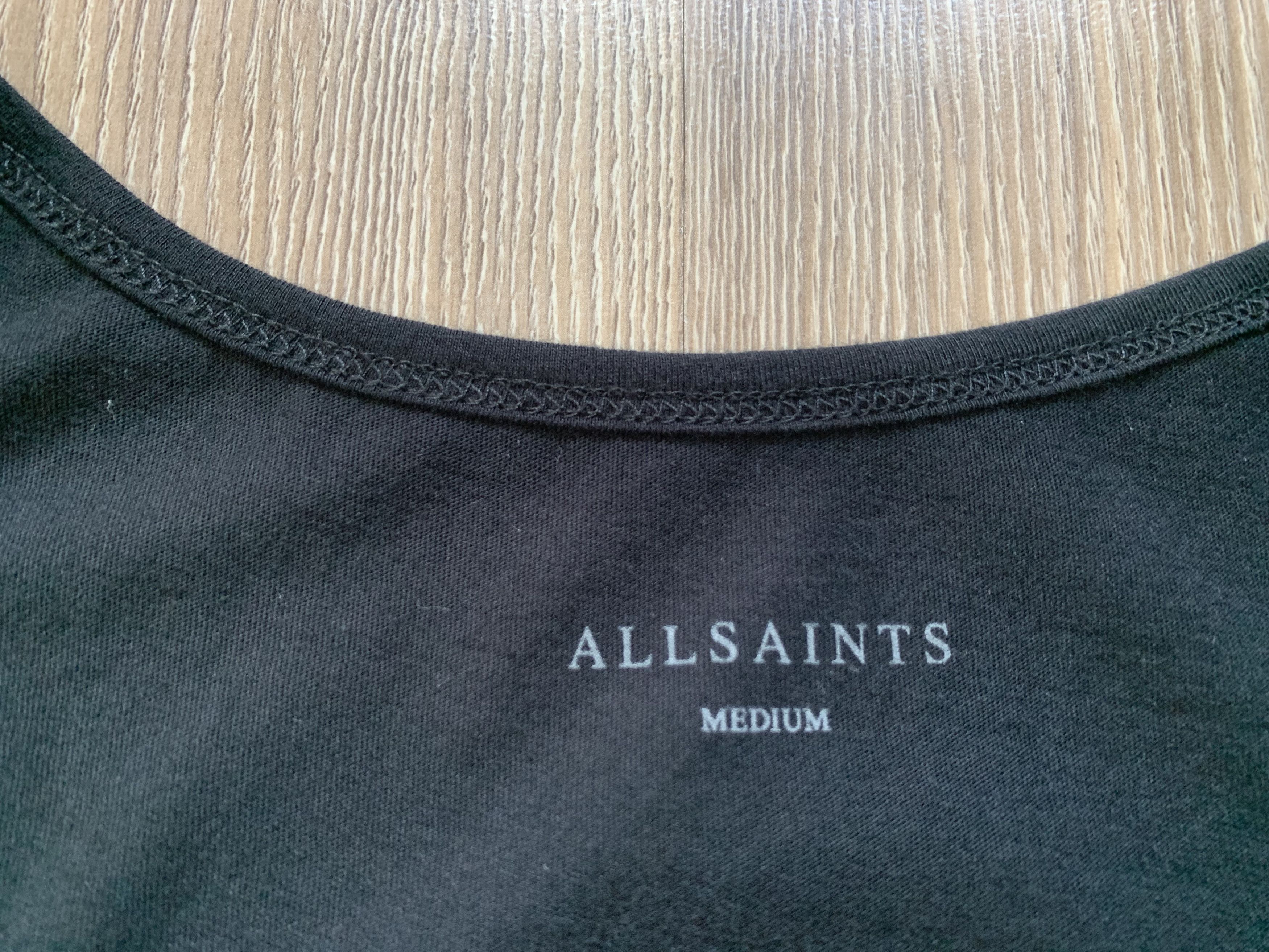 Allsaints Allsaints Tonic Vest Mens Black Cotton Tank Top Size US M / EU 48-50 / 2 - 6 Thumbnail