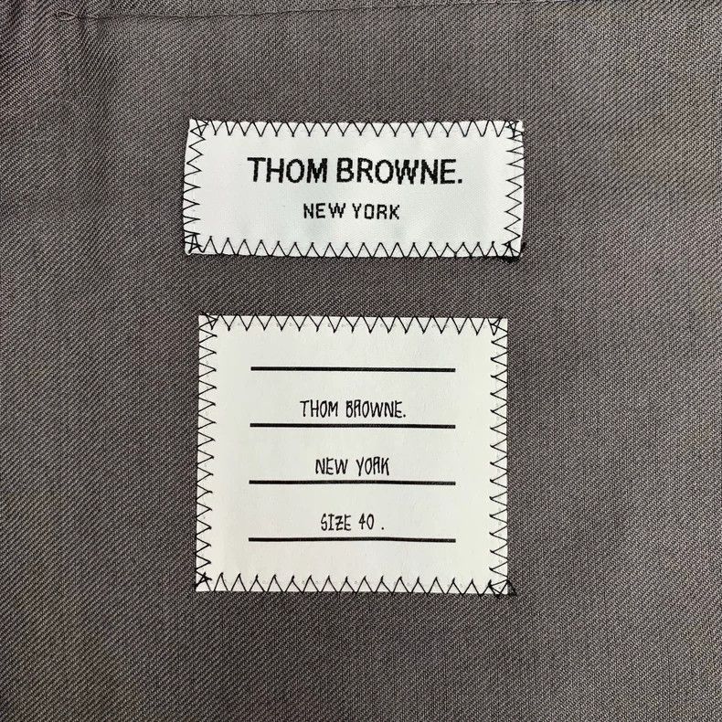 Thom Browne Thom Browne Single-breasted long-sleeved dress jacket Size 40R - 6 Thumbnail