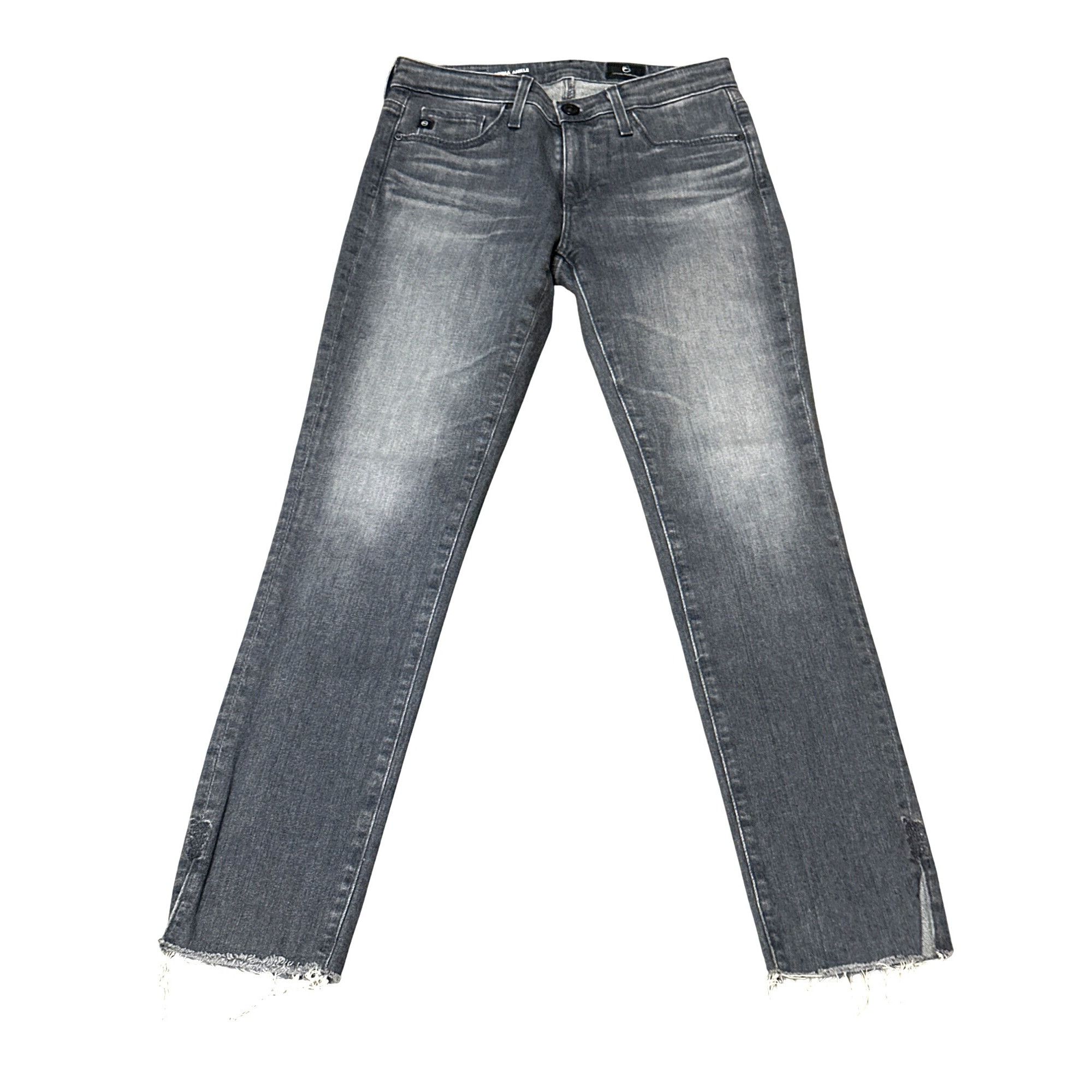 AG Adriano Goldschmied AG Adriano Goldschmied The Prima Ankle Cigarette Jeans Black Size 23" - 2 Thumbnail