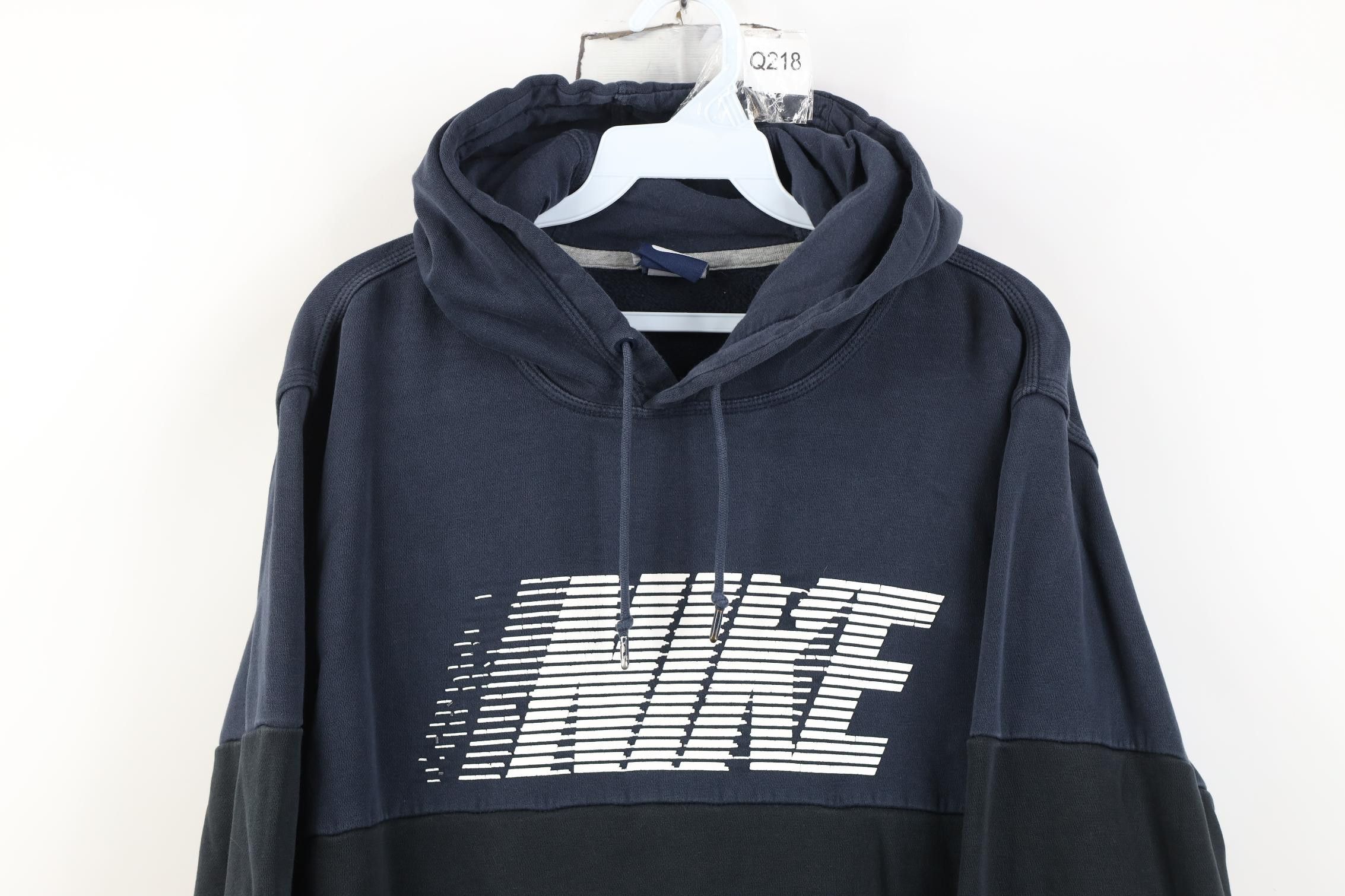 Nike Vintage Y2K Nike Spell Out Block Letter Hoodie Sweatshirt Size US L / EU 52-54 / 3 - 2 Thumbnail