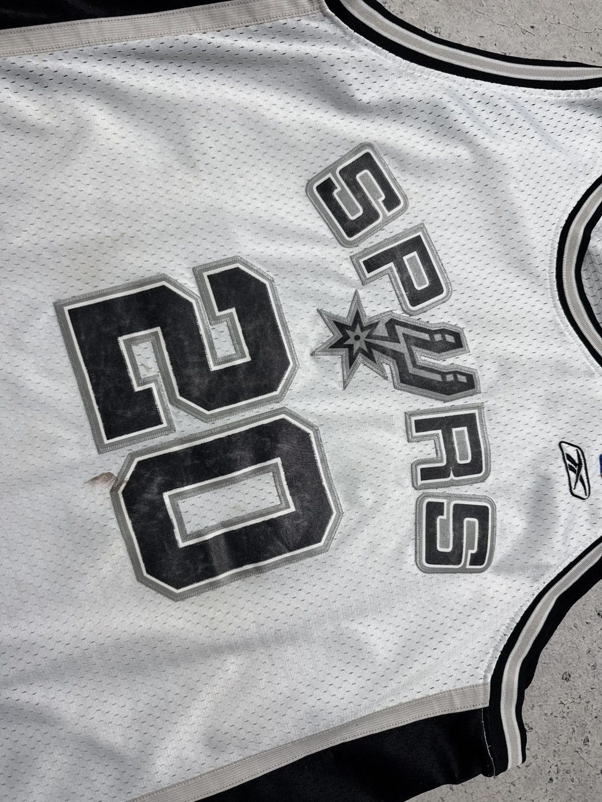Reebok Reebok NBA San Antonio Spurs Manu Ginobili Jersey Shirt Size US XL / EU 56 / 4 - 5 Thumbnail