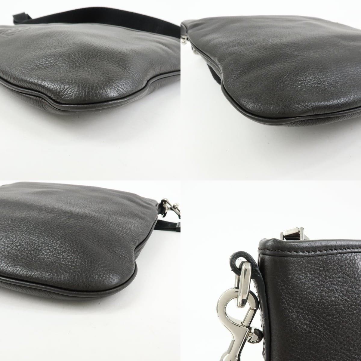 Loewe Loewe Anagram Leather Crossbody Bag Black Size ONE SIZE - 5 Thumbnail