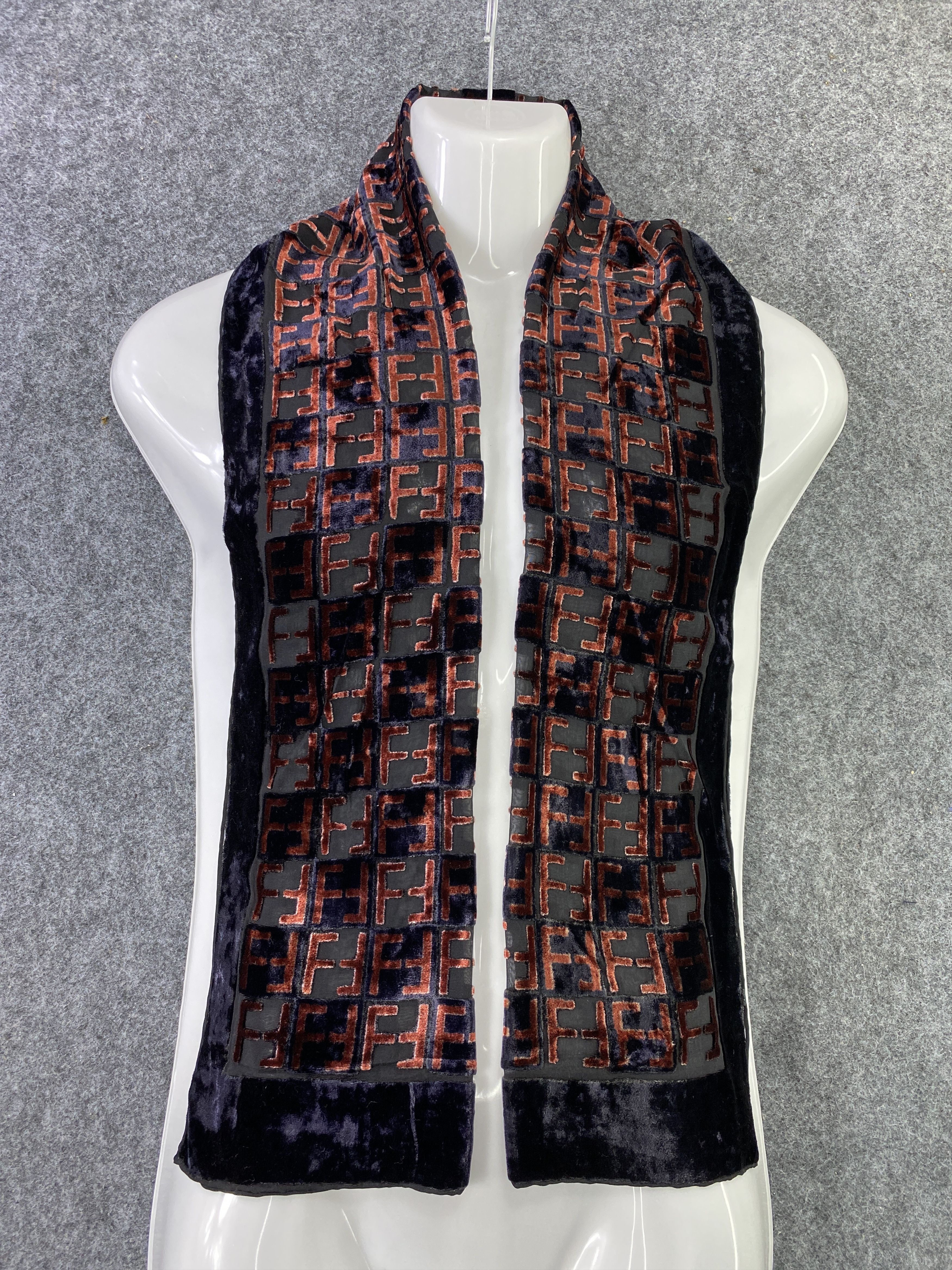 Designer FENDI 100% SILK Scarf / Muffler / Neckwear -T436 Size ONE SIZE - 1 Thumbnail